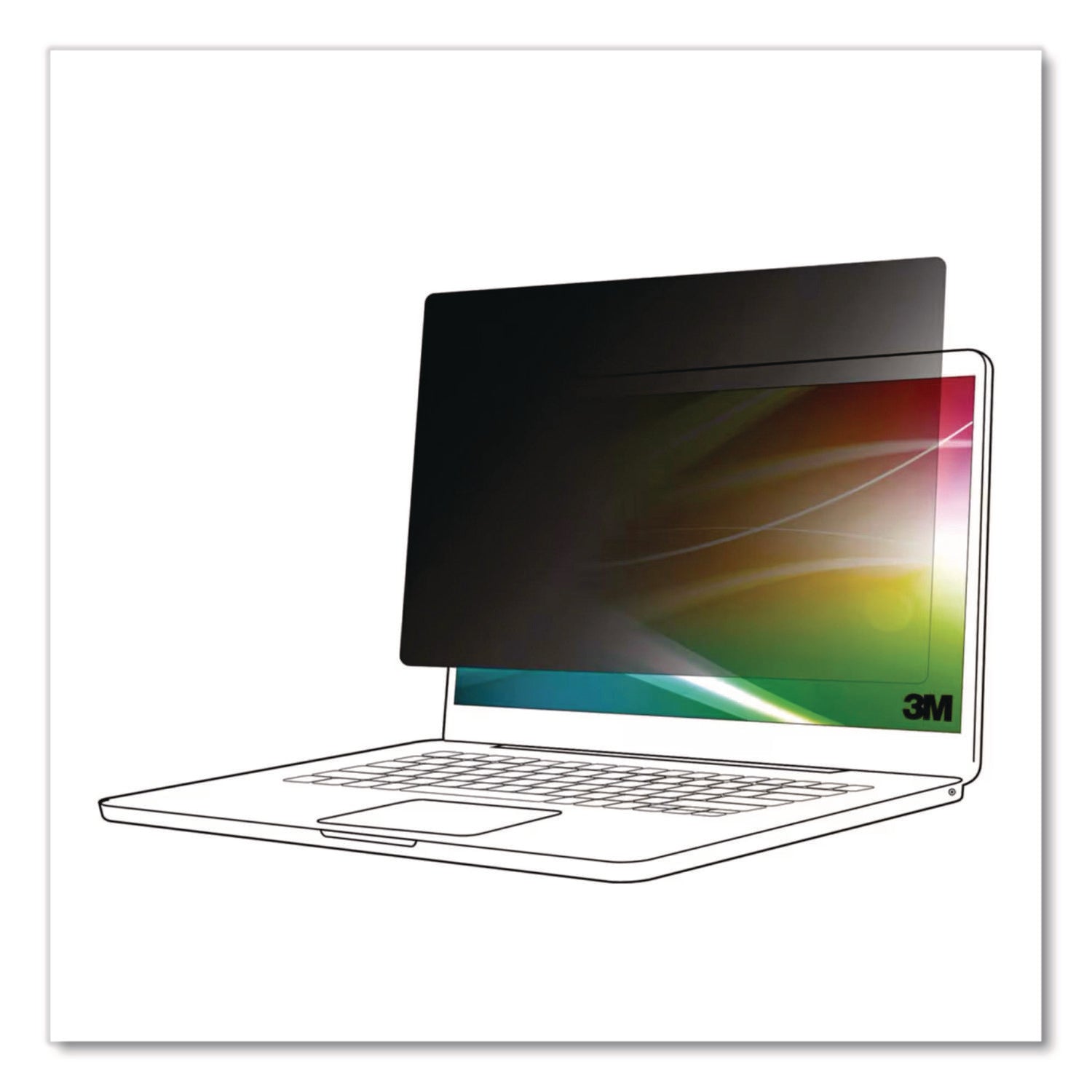 3M™ Bright Screen Privacy Filter, for 16" Laptop, 16:9 Aspect Ratio - Bloom Skins