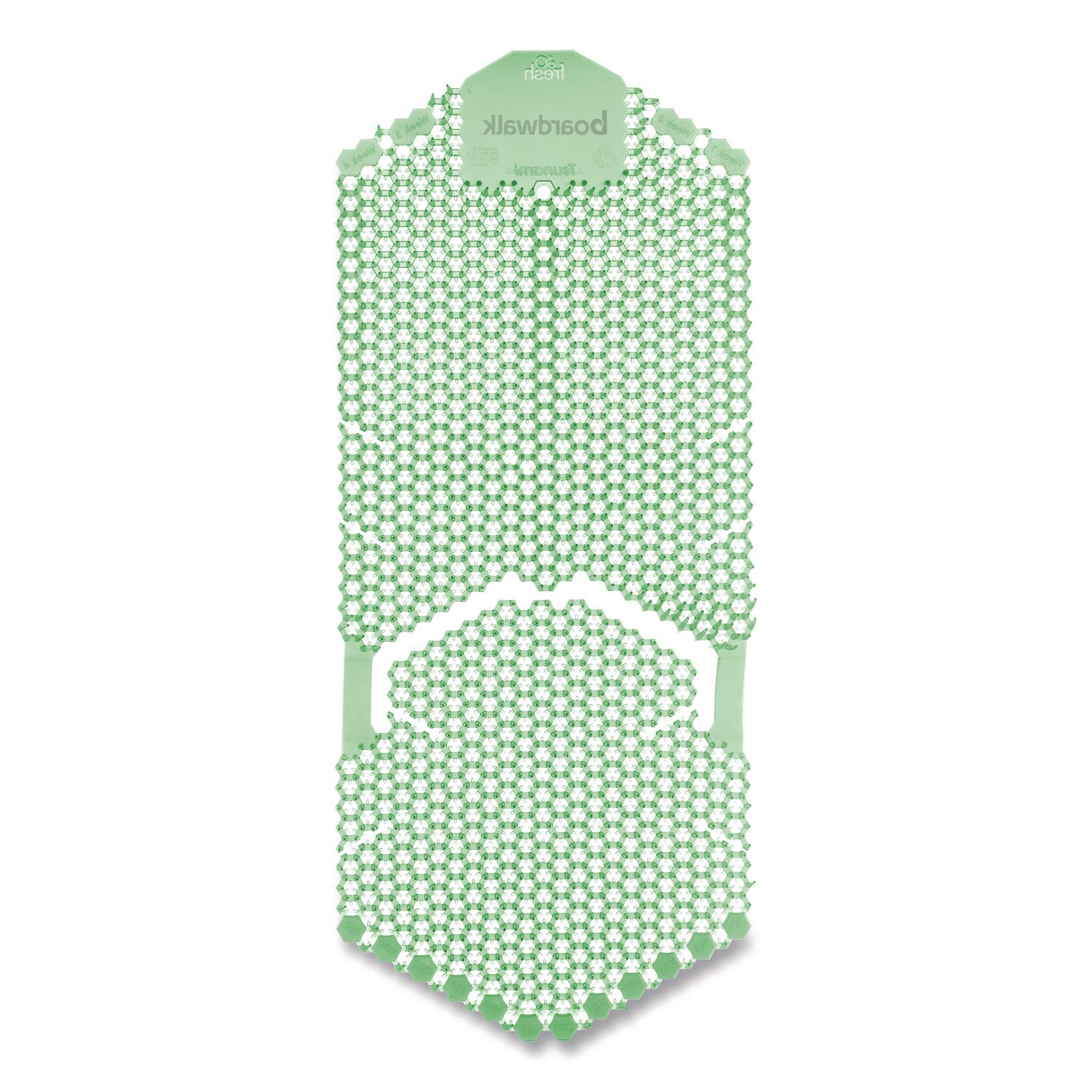 Boardwalk® Vertical Urinal Screen, Cucumber Melon Scent, Green, 5.22 oz, 6/Carton - Bloom Skins
