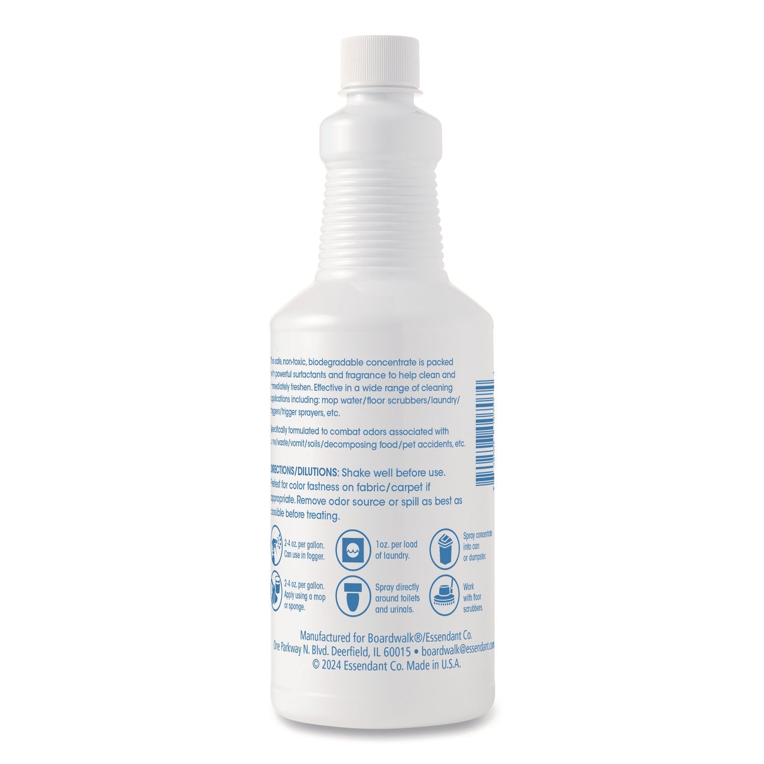 Boardwalk® Liquid Deodorizer, Green Apple, 32 oz Bottle, 12/Carton