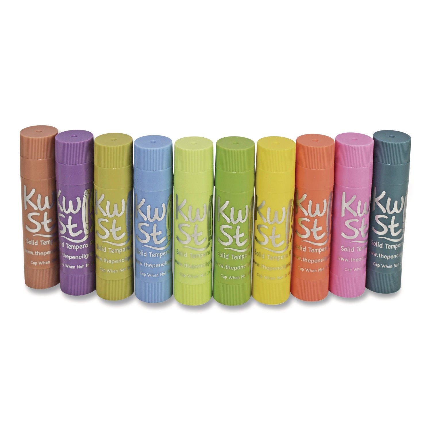 TPG Creations™ Kwik Stix Tempera Paint Set, 12 Assorted Colors, 72 Paint Sticks/Pack, 3 Packs/Carton - Bloom Skins