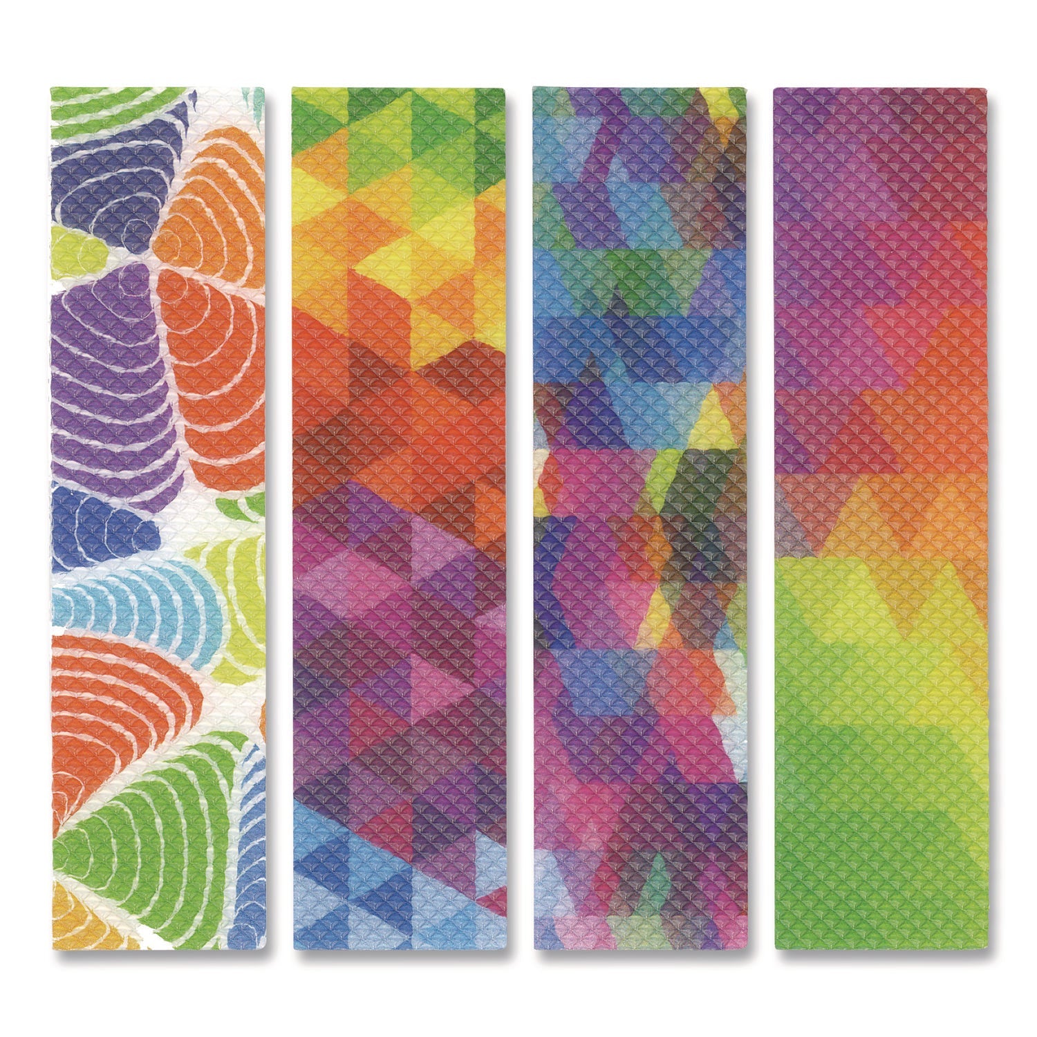 TPG Creations™ Zen Strips, Bumpy Brights Rainbow, Assorted Colors, 80/Carton - Bloom Skins