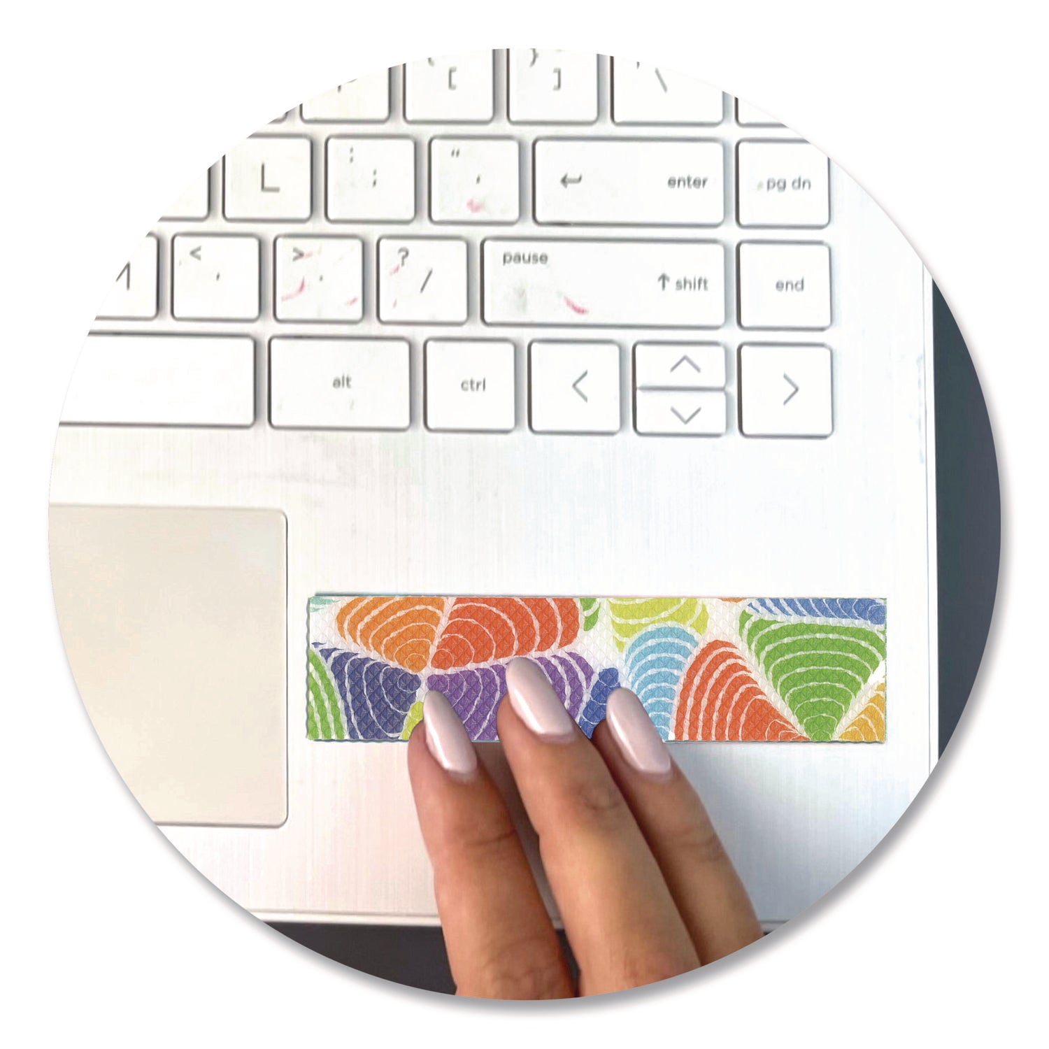 TPG Creations™ Zen Strips, Bumpy Brights Rainbow, Assorted Colors, 80/Carton - Bloom Skins