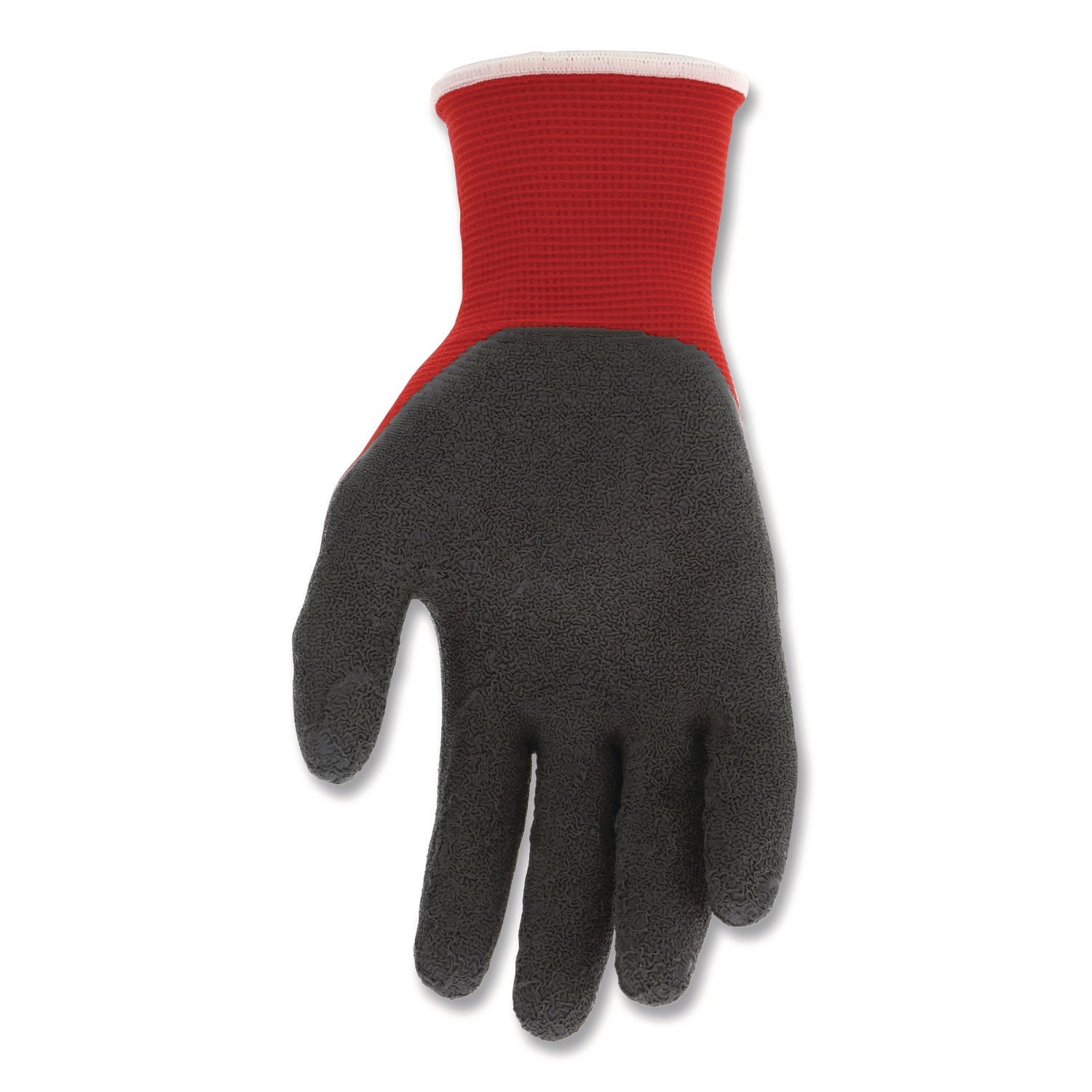 MCR™ Safety Ninja Flex Latex Coated Palm Gloves N9680, Medium, Red/Gray, Dozen - Bloom Skins