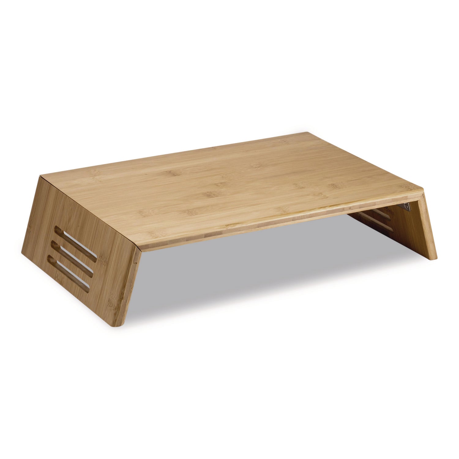 Officemate Bamboo Desktop Monitor Stand | Brown