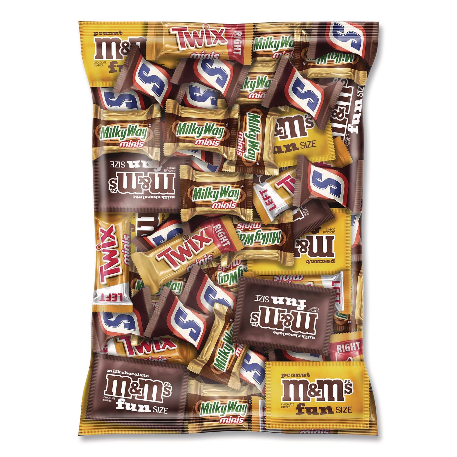 MARS Mini Milk Chocolate and Pringles Snack Stacks Variety Combo Pack, 62 oz Bag Mini/Fun Size, (36) Cups Assorted Flavors/Bundle - Bloom Skins