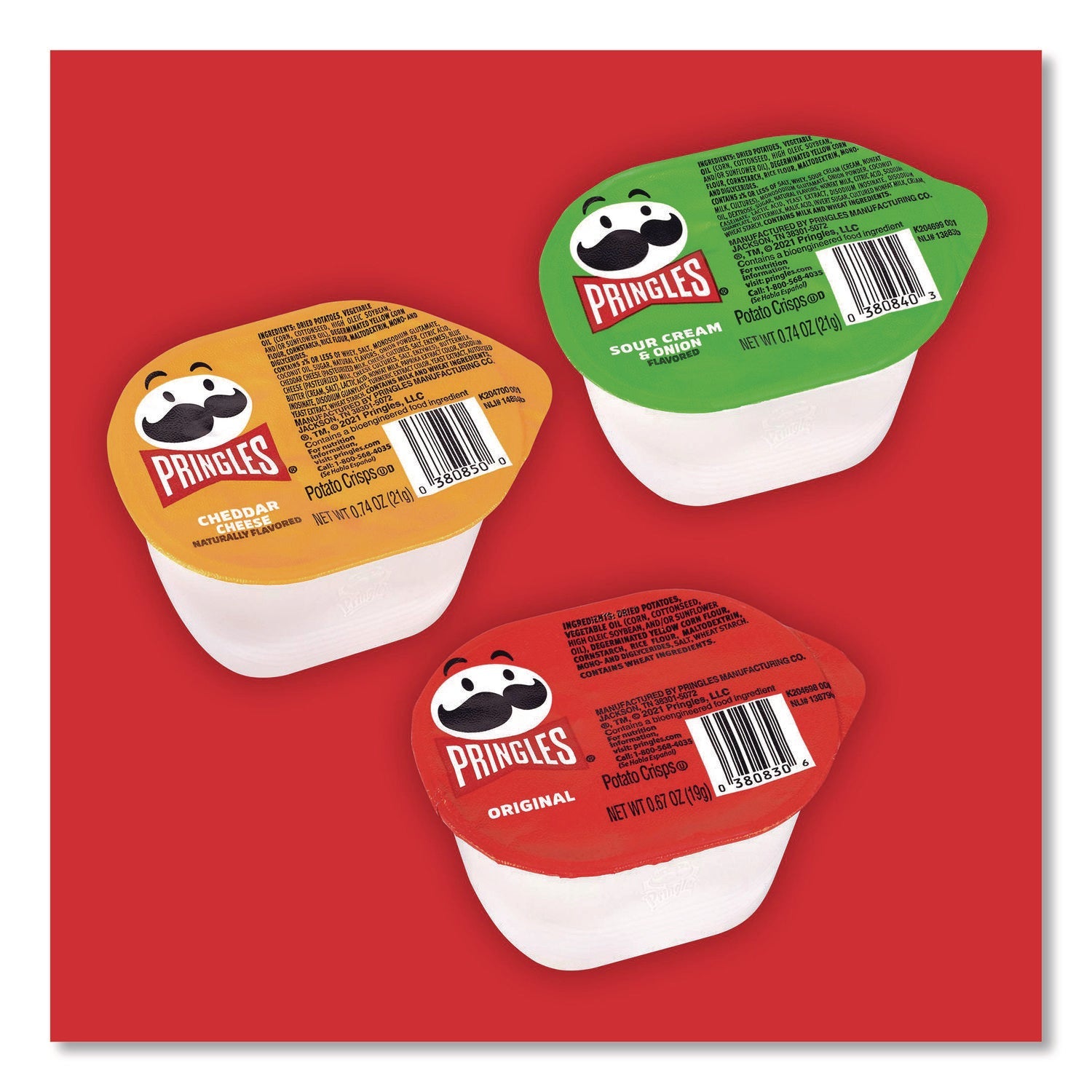 MARS Mini Milk Chocolate and Pringles Snack Stacks Variety Combo Pack, 62 oz Bag Mini/Fun Size, (36) Cups Assorted Flavors/Bundle - Bloom Skins