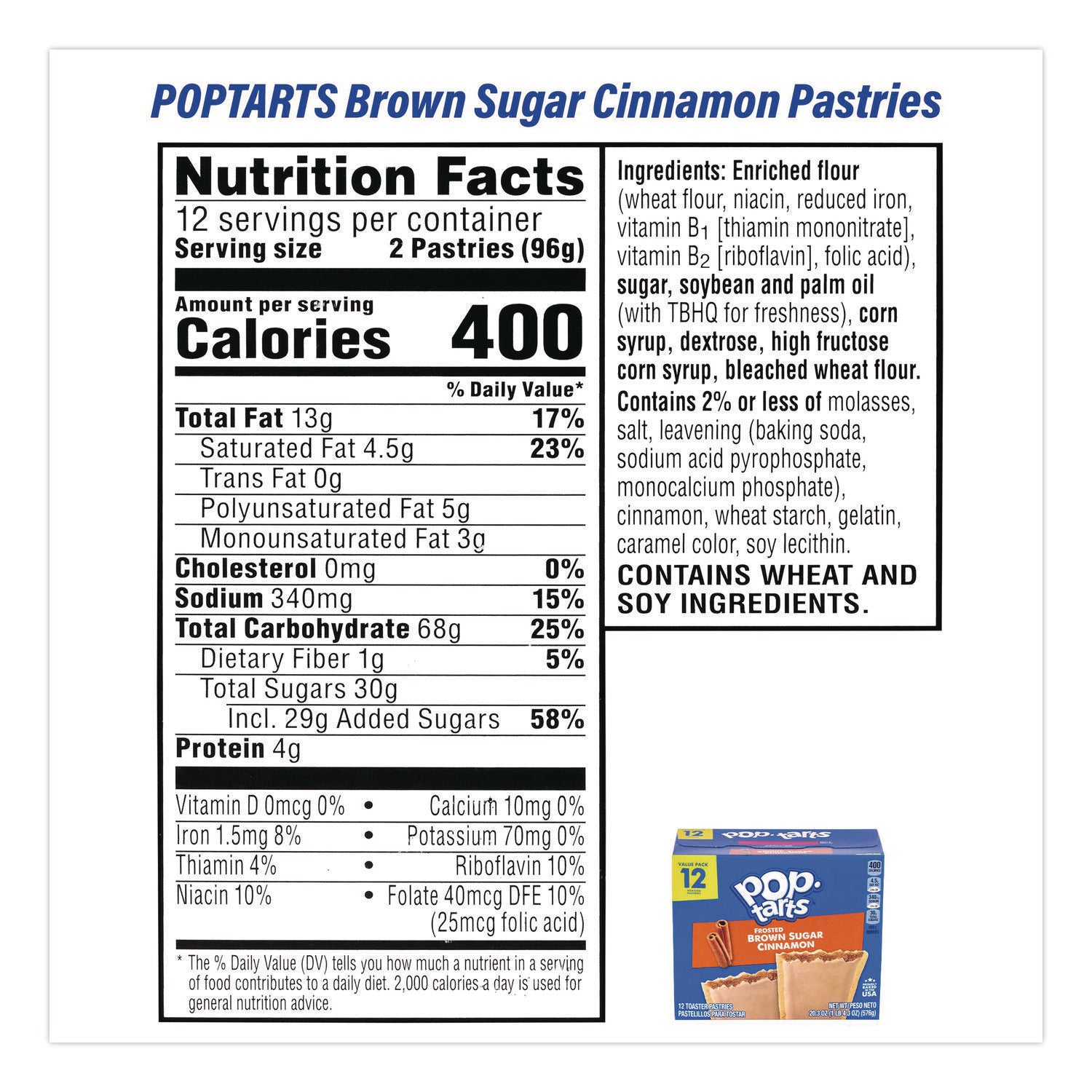 Kellogg's® Celcius Vibe and Pop Tarts Variety Combo Pack,(18) 12oz Cans,(24) Frosted Strawberry/(24) Frosted Brown Sugar Cinnamon/Bundle - Bloom Skins