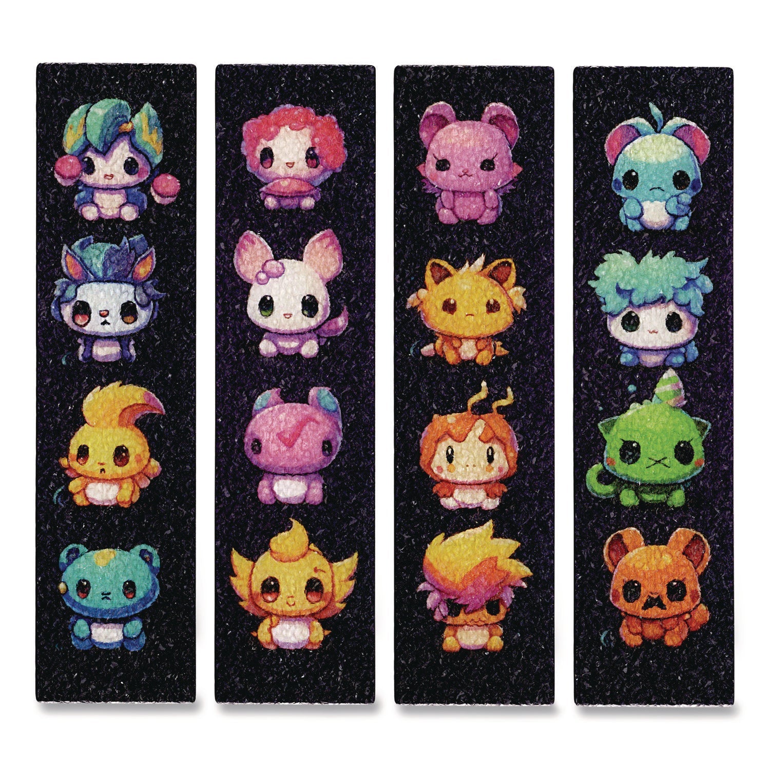 TPG Creations™ Zen Strips, Sandy Cuties, Purple/Multicolor, 80/Carton - Bloom Skins