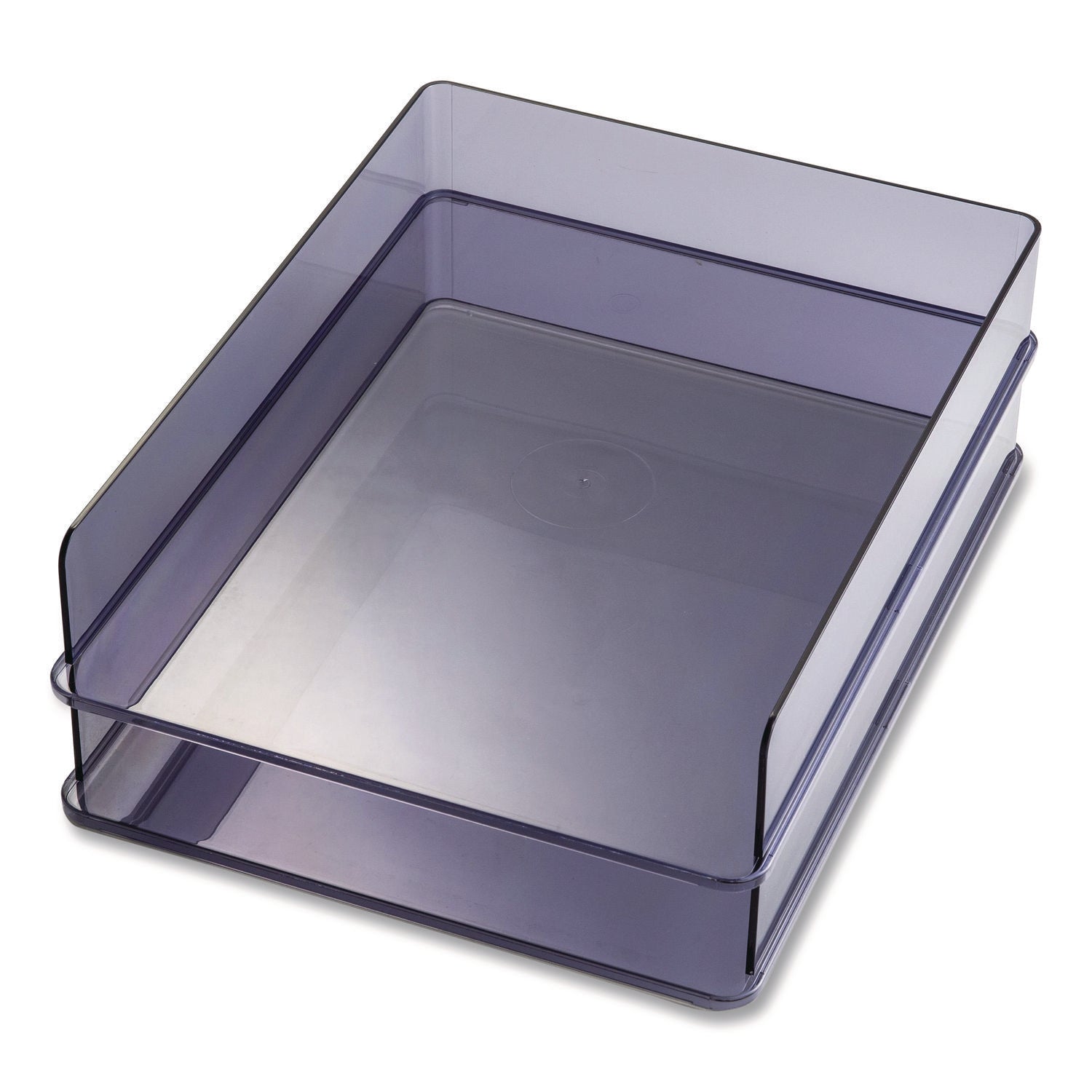 Officemate Letter Tray, 1 Section, Letter Size Files, 10.16" x 12.8" x 2.76", Gray, 2/Pack - Bloom Skins