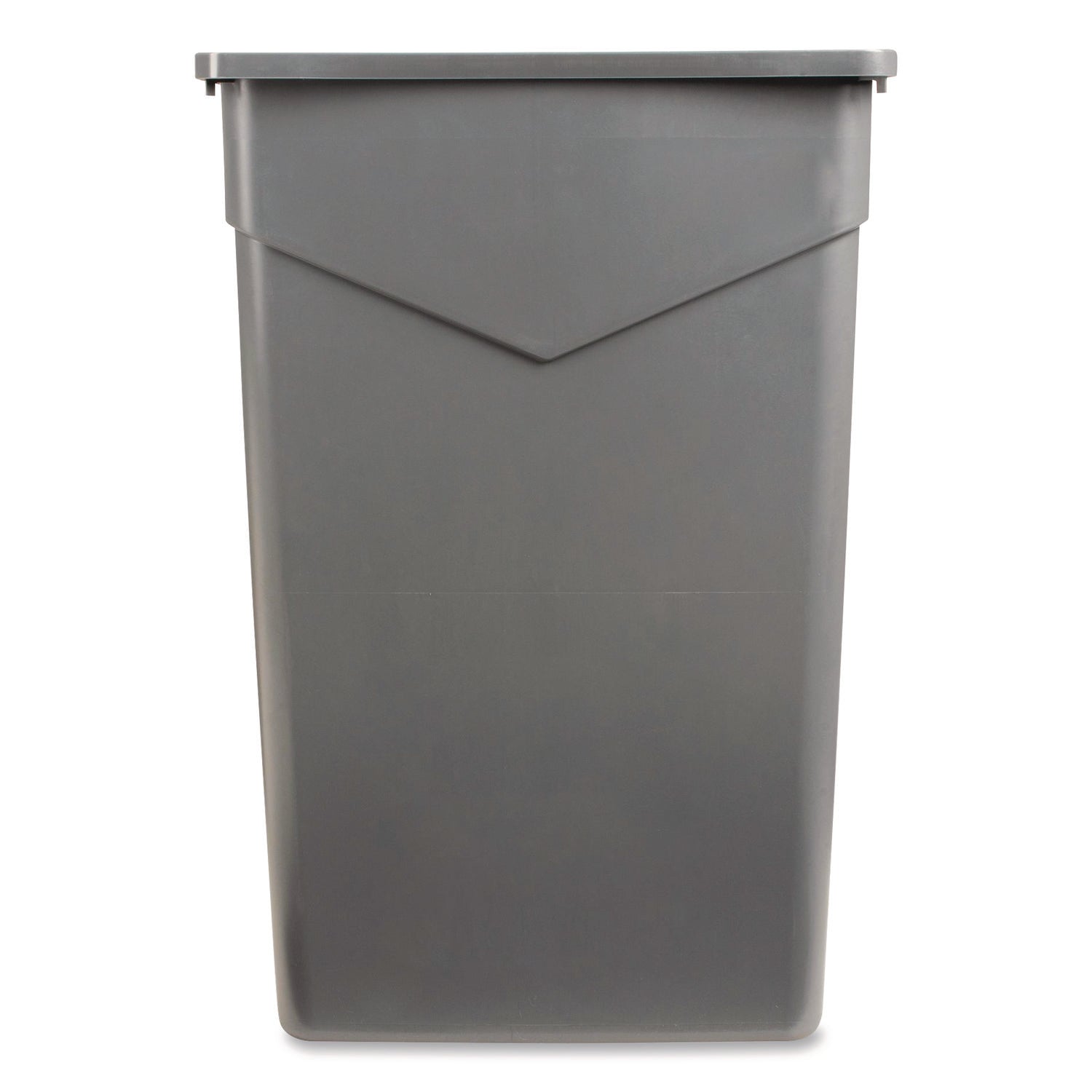 Carlisle TrimLine Rectangle Waste Container, 23 gal, Plastic, Gray, 4/Carton - Bloom Skins