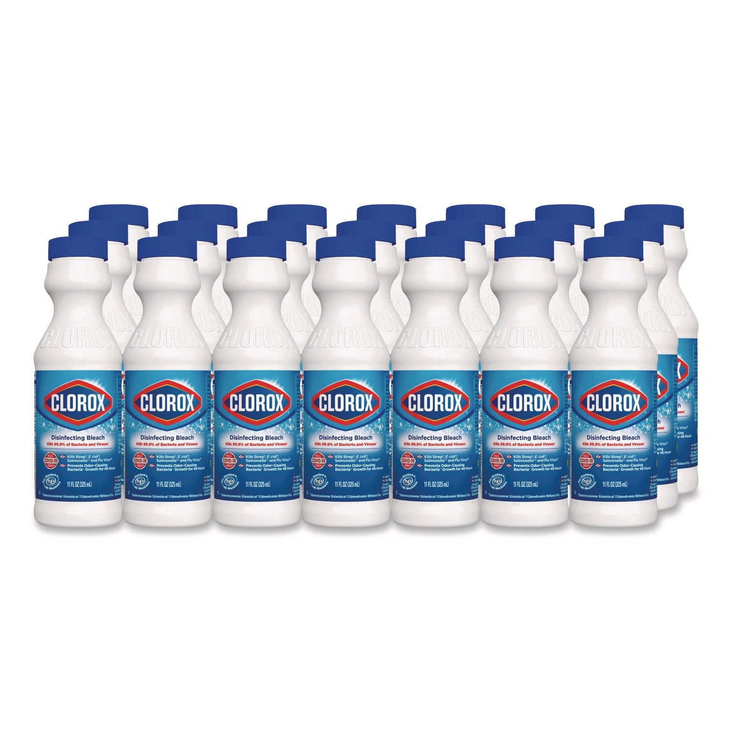 Clorox® Concentrated Regular Disinfecting Bleach, 11 oz Bottle, 28/Carton