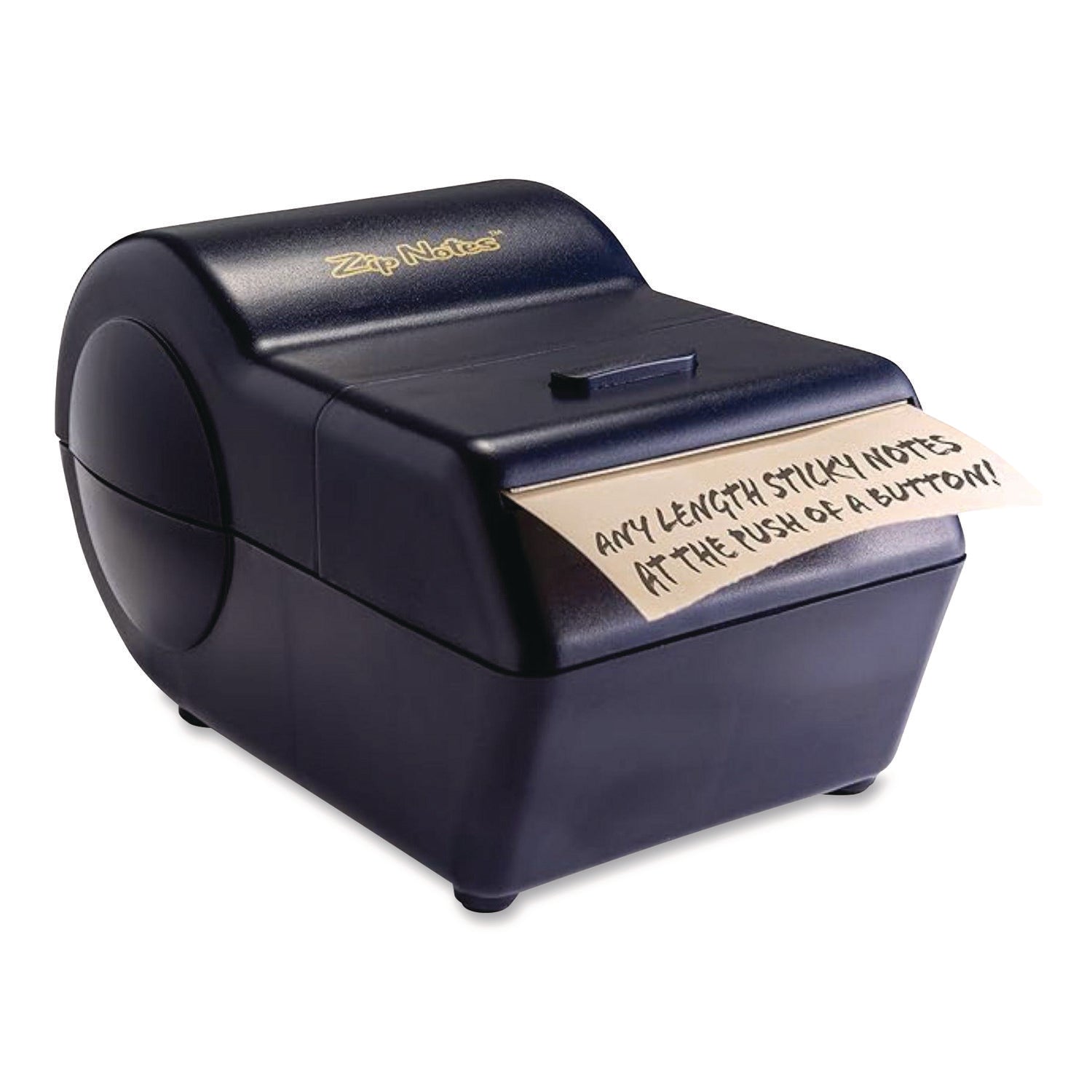 Zip Notes™ Administrator Dispenser, For 3 x 3 Pads, Black, Includes 150 ft Roll of Sticky Paper and 2 AA Batteries - Bloom Skins