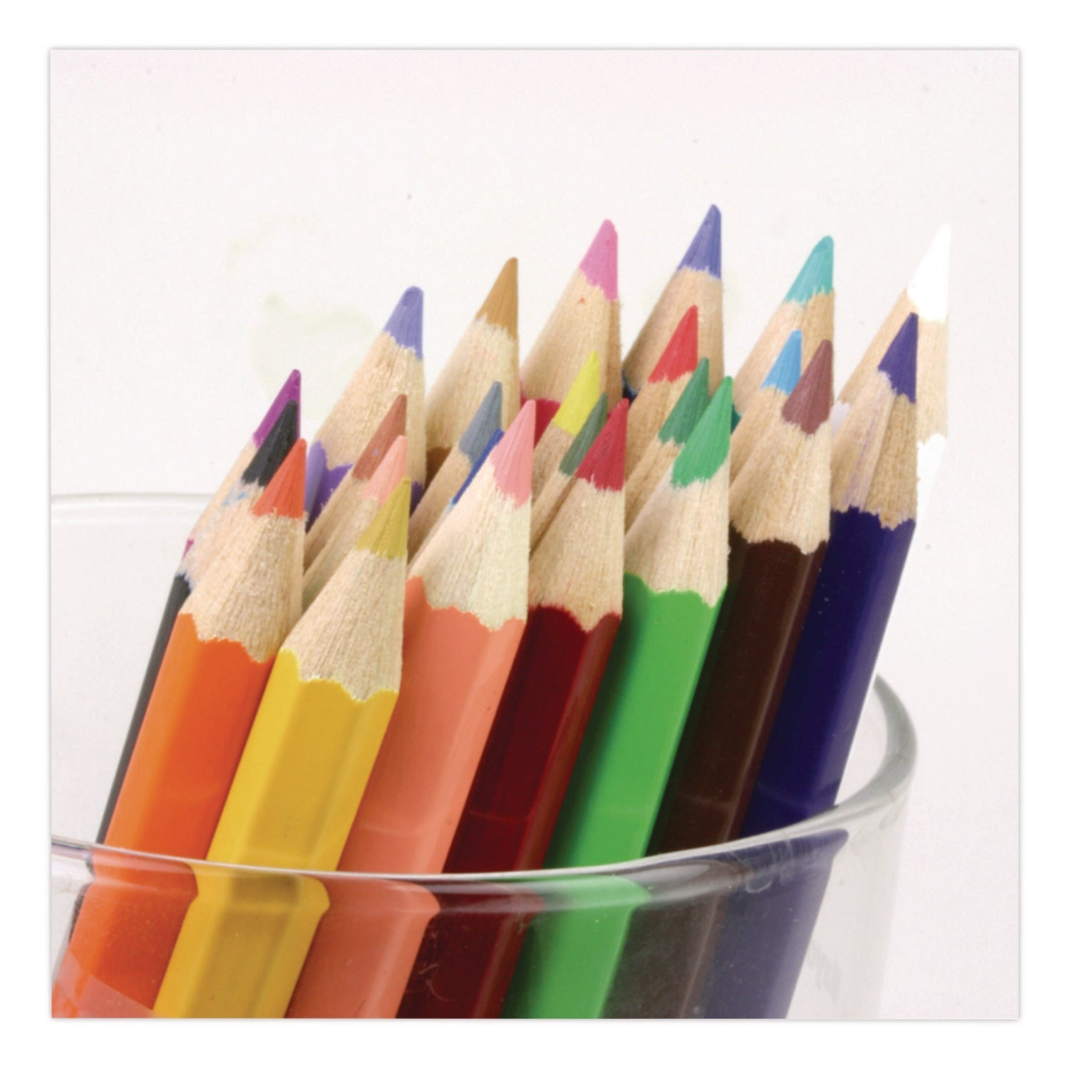 Color-Brite® Colored Pencil Set, 3 mm, Assorted Lead and Barrel Colors, 12/Set - Bloom Skins