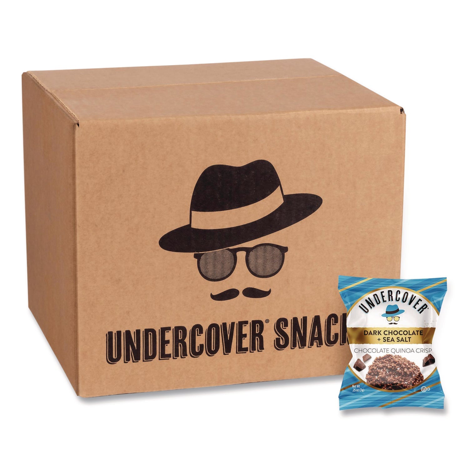 UNDERCOVER Snacks Dark Chocolate Quinoa Crisps