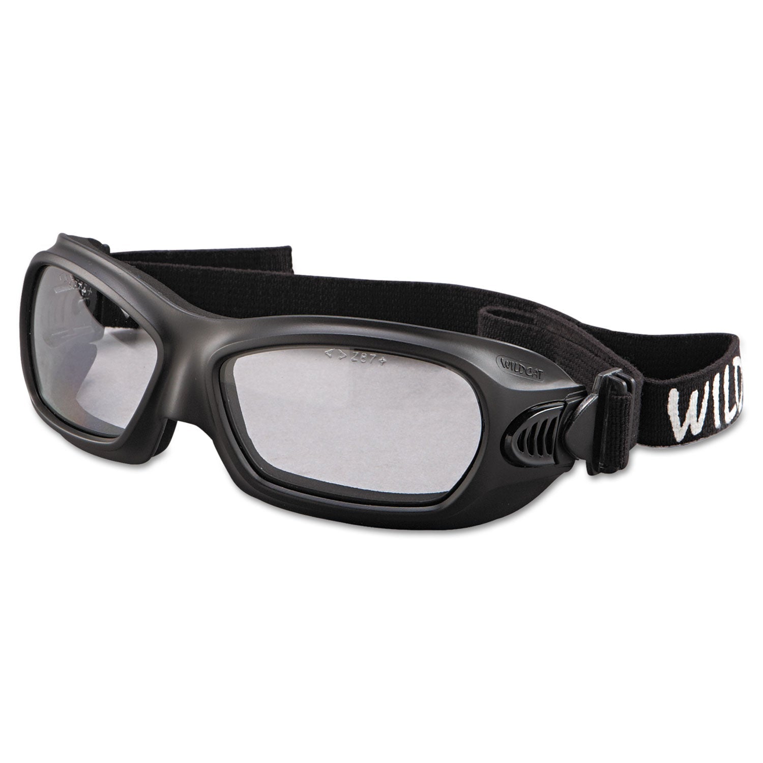 KleenGuard™ V80 WildCat Safety Goggles, Black Frame, Clear Lens - Bloom Skins