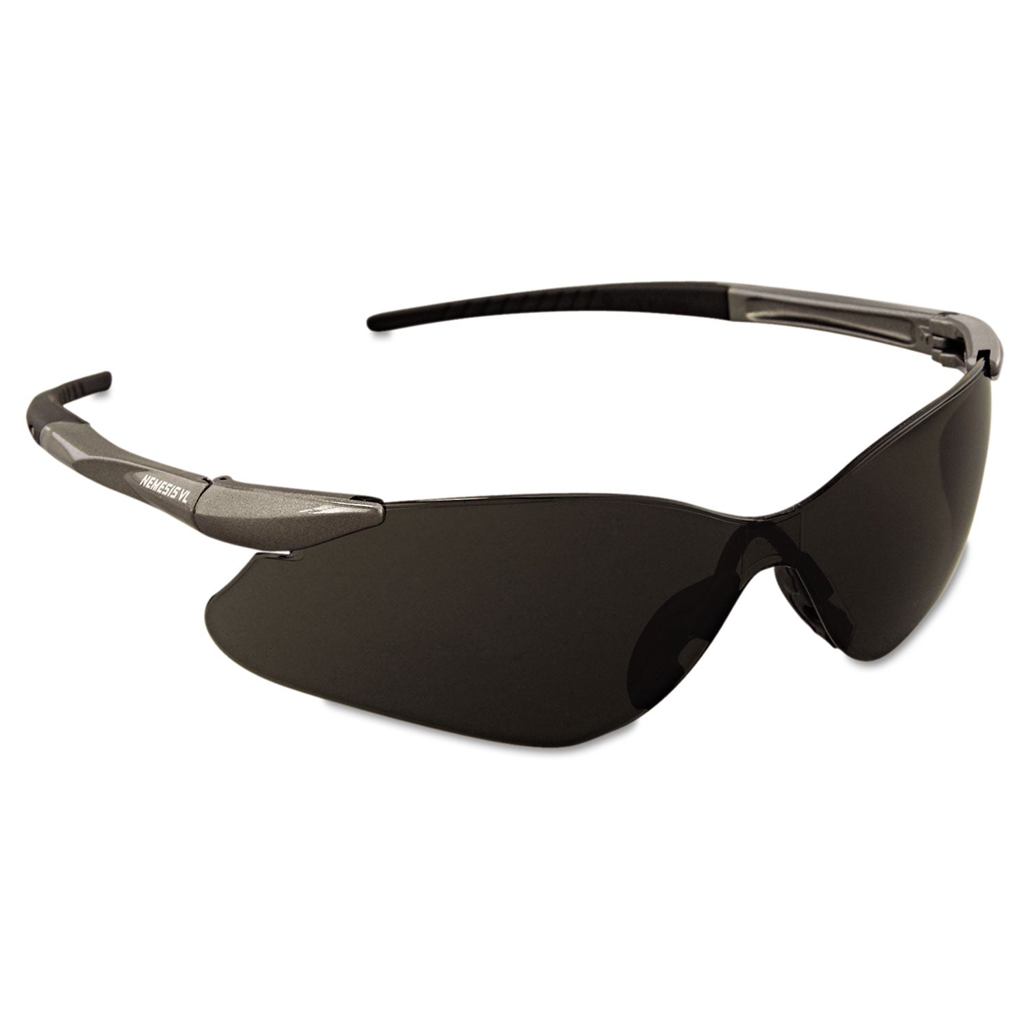 KleenGuard™ Nemesis VL Safety Glasses, Gunmetal Frame, Smoke Uncoated Lens - Bloom Skins