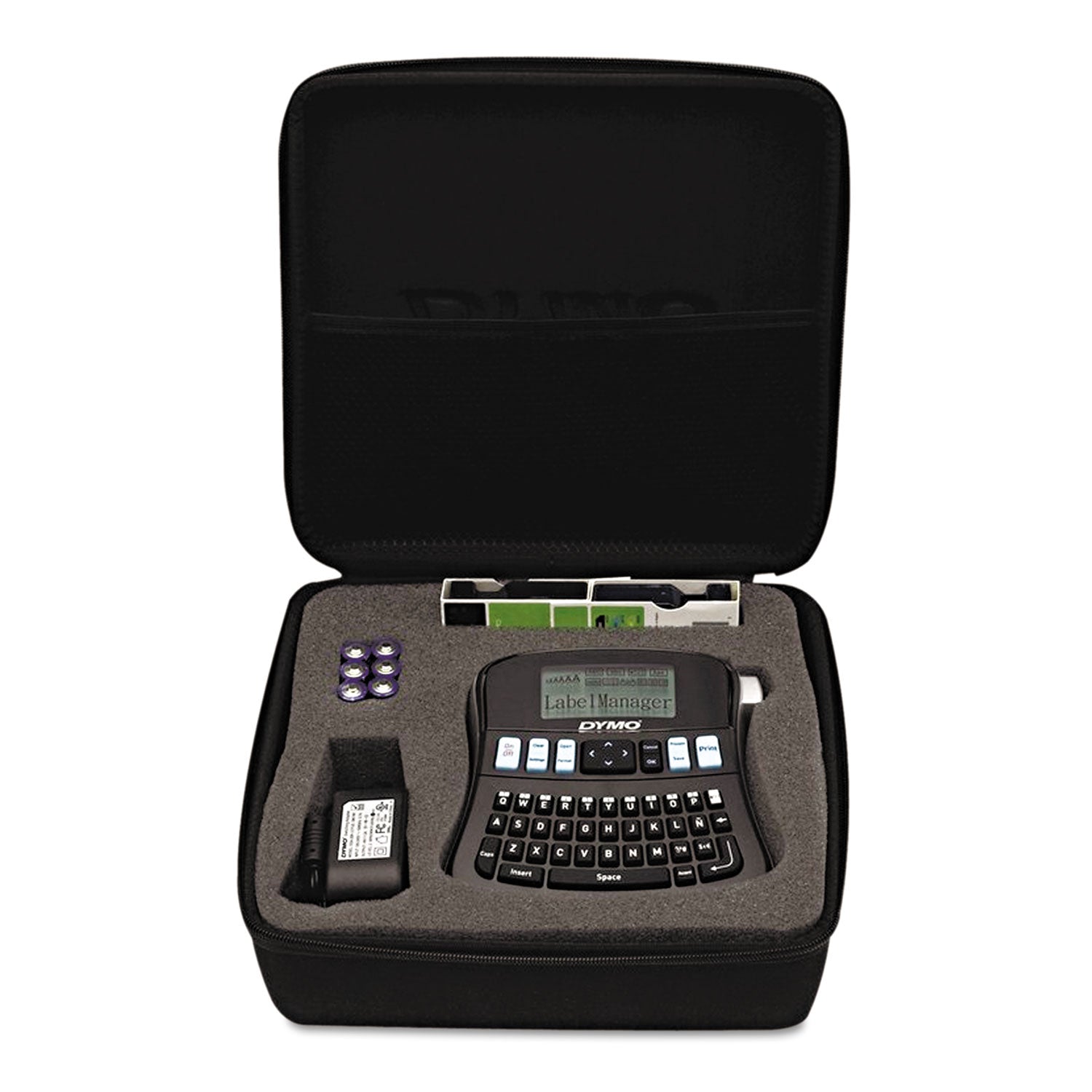 DYMO® Labelmanager 210d Label Maker Kit, 2 Lines, 6.1 X 6.5 X 2.5