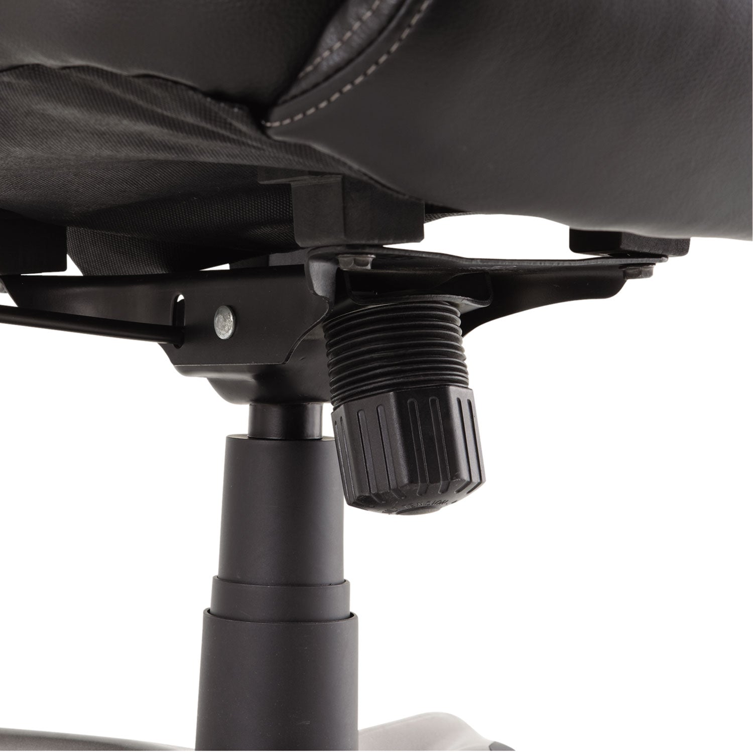 Alera® Alera Veon Series Executive High-Back Bonded Leather Chair, Supports Up To 275 Lb, Black Seat/back, Graphite Base