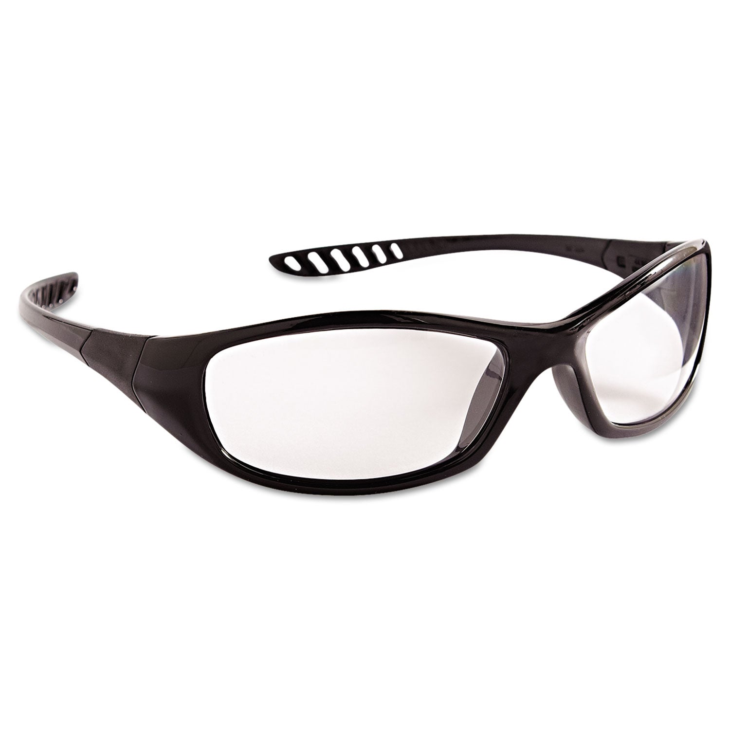 KleenGuard™ V40 HellRaiser Safety Glasses, Black Frame, Clear Anti-Fog Lens - Bloom Skins