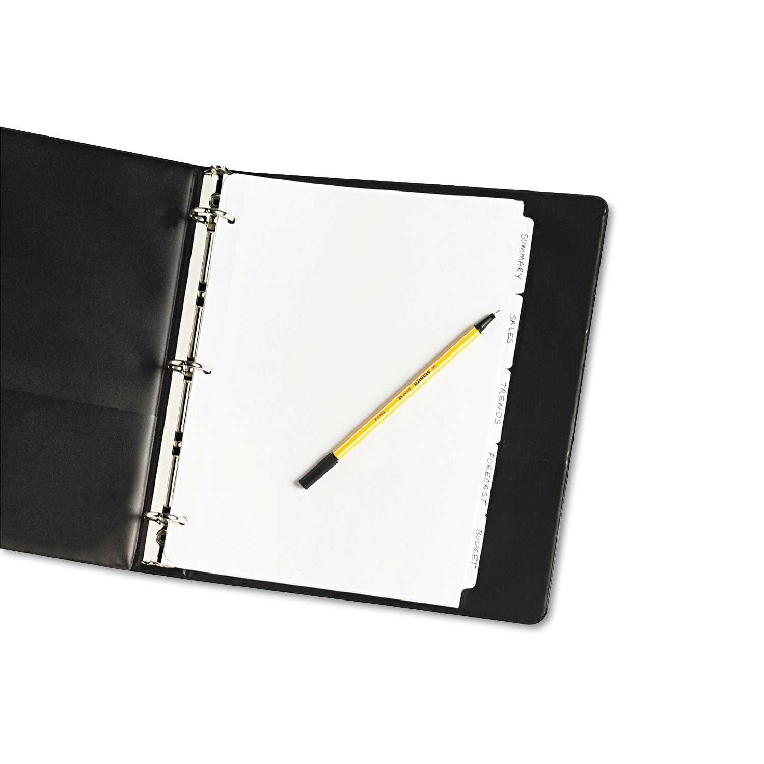 Avery® Write and Erase Plain-Tab Paper Dividers, 5-Tab, 11 x 8.5, White, 36 Sets - Bloom Skins