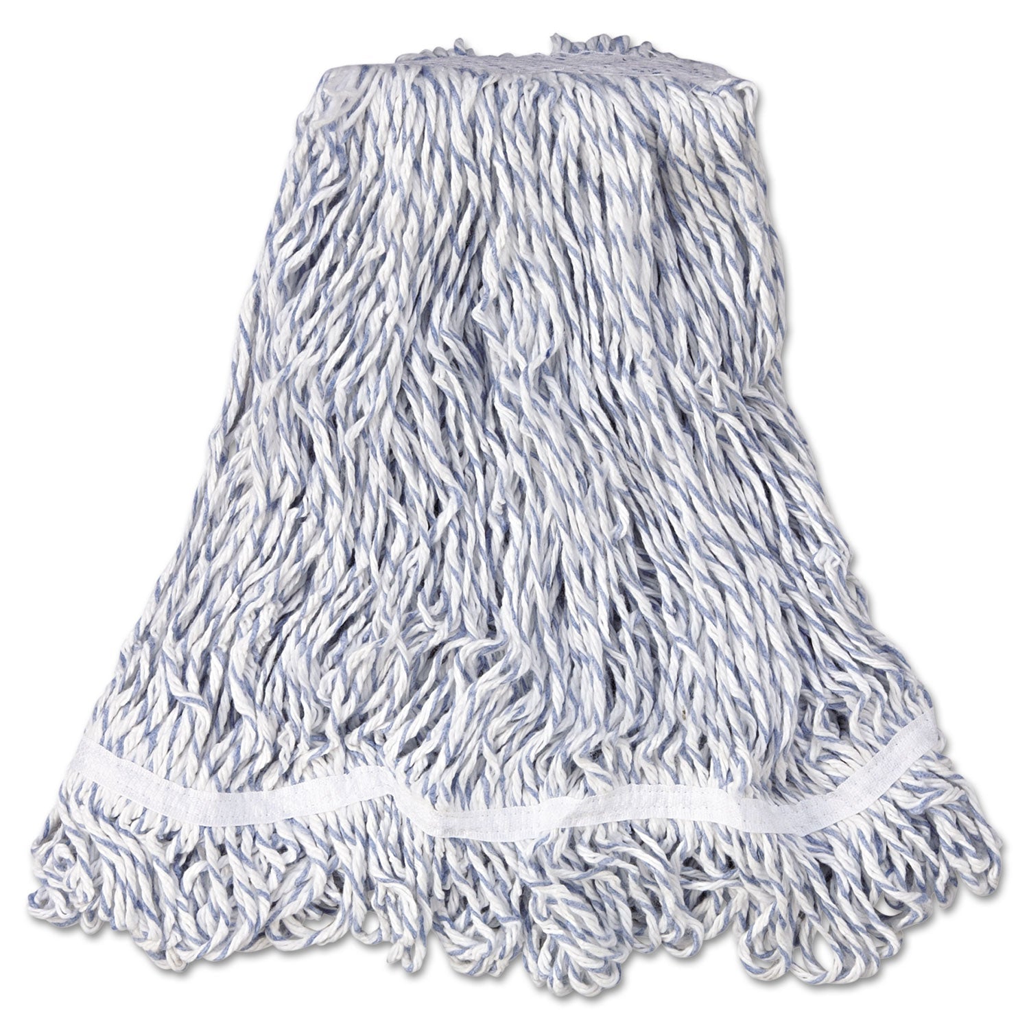 Web Foot Finish Mop | Looped-End, White, Med