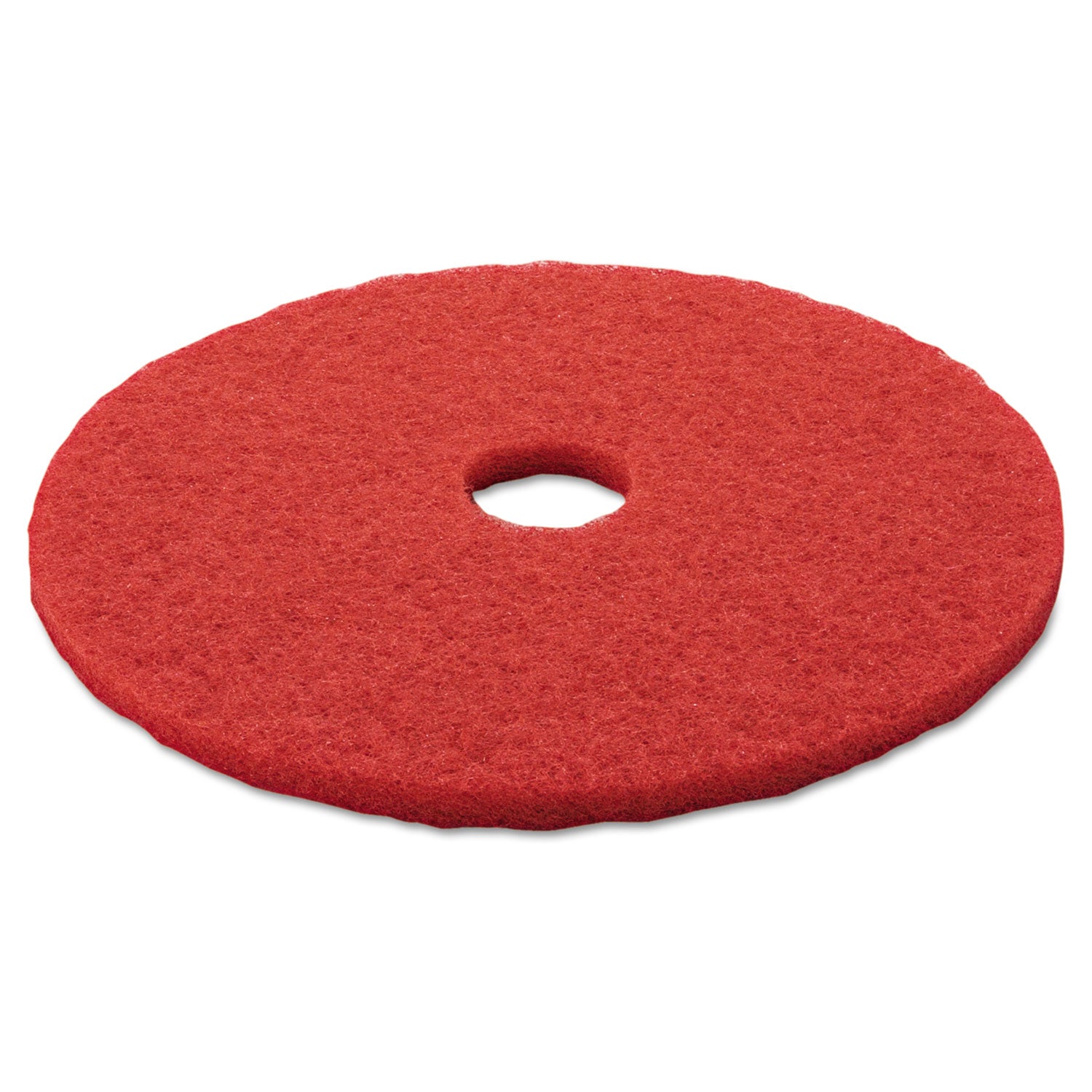 3M™ Low-Speed Buffer Floor Pads 5100, 20" Diameter, Red, 5/carton