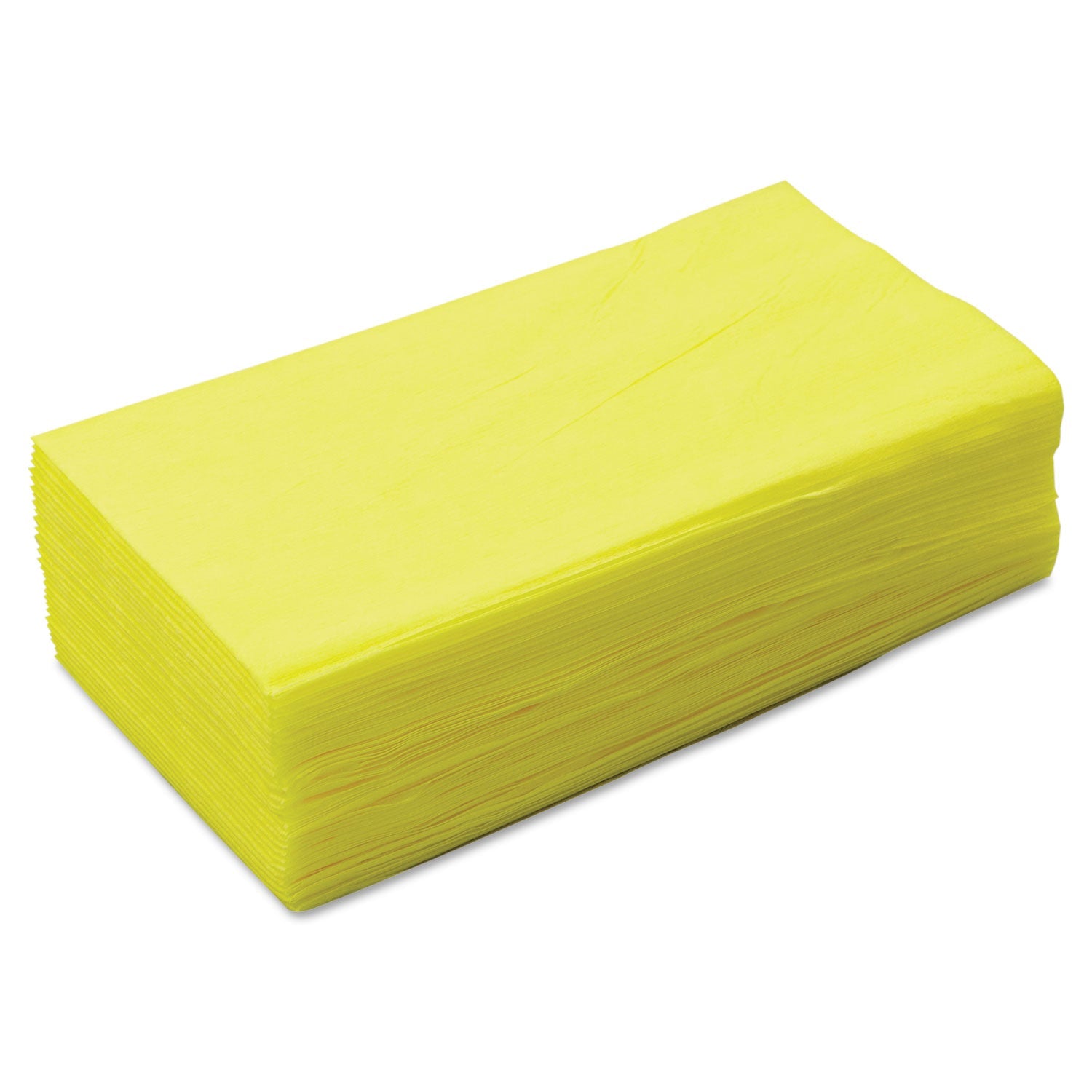 Chix® Masslinn Dust Cloths, 1-Ply, 24 x 24, Unscented, Yellow, 30/Bag, 5 Bags/Carton