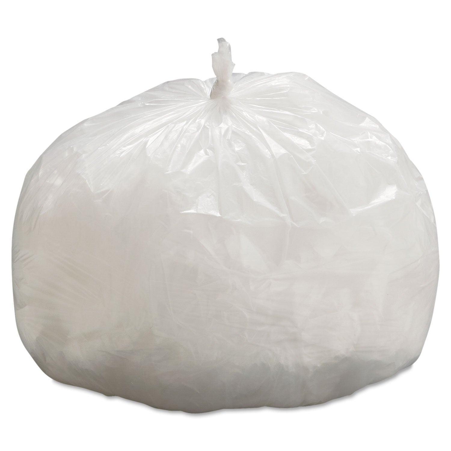 High-Density Can Liners | 33 gal Natural | 500/Ctn