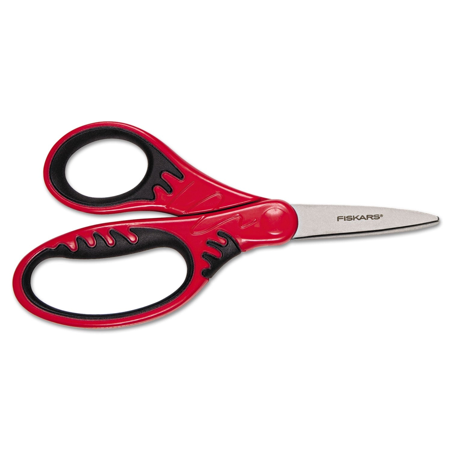 Fiskars® Kids Softgrip Scissors, Left/Right Handed, Pointed Tip, 5" Long, 1.75" Cut Length, Randomly Assorted Handle Color