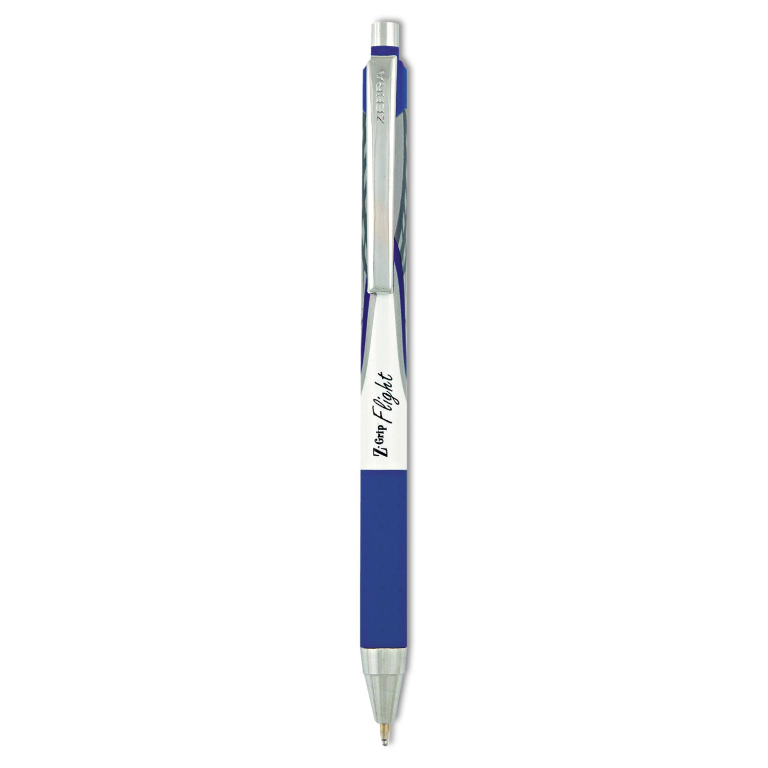 Z-Grip Flight Ballpoint Pen | Blue, Bold, 12-Pack
