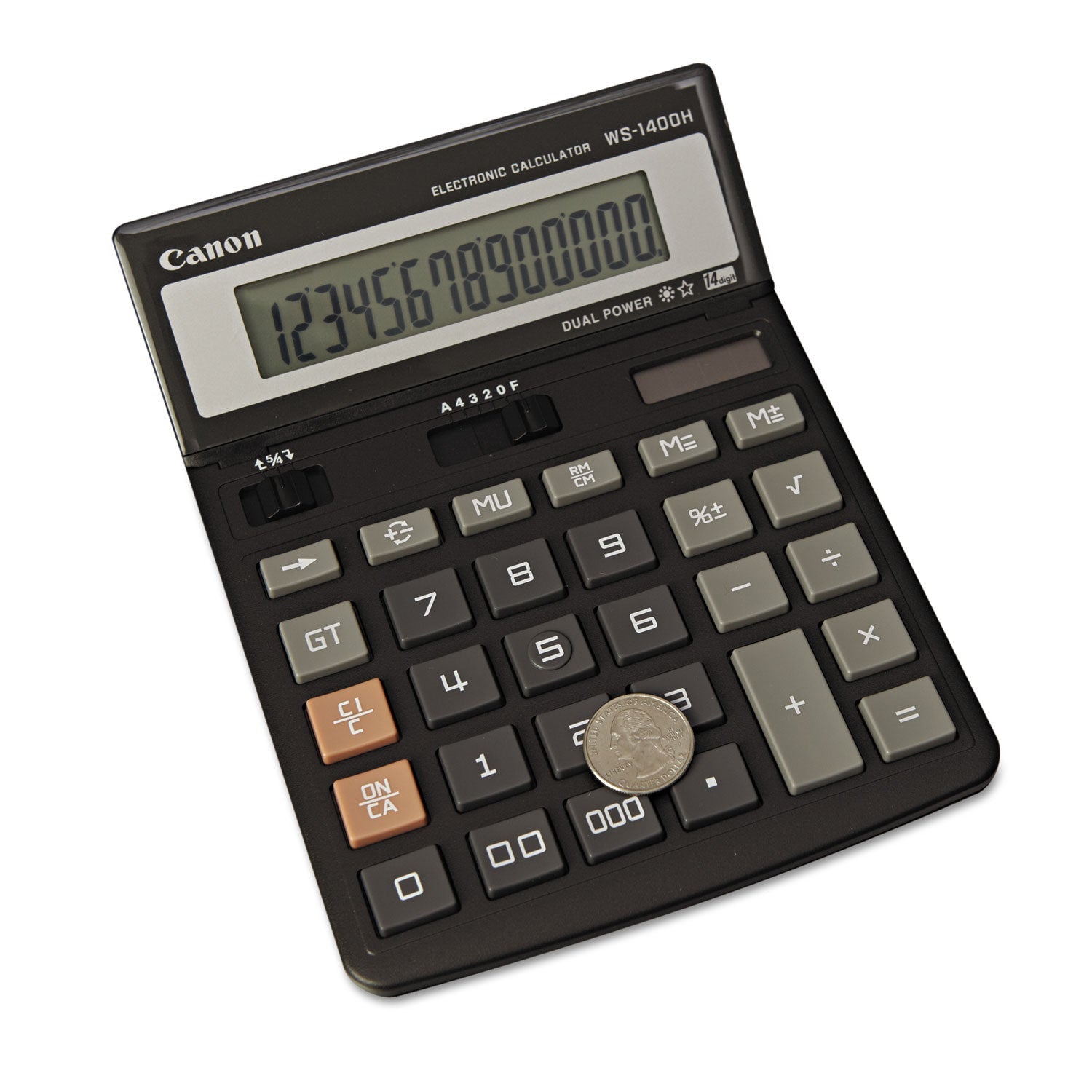 Canon® Ws1400h Display Calculator, 14-Digit Lcd
