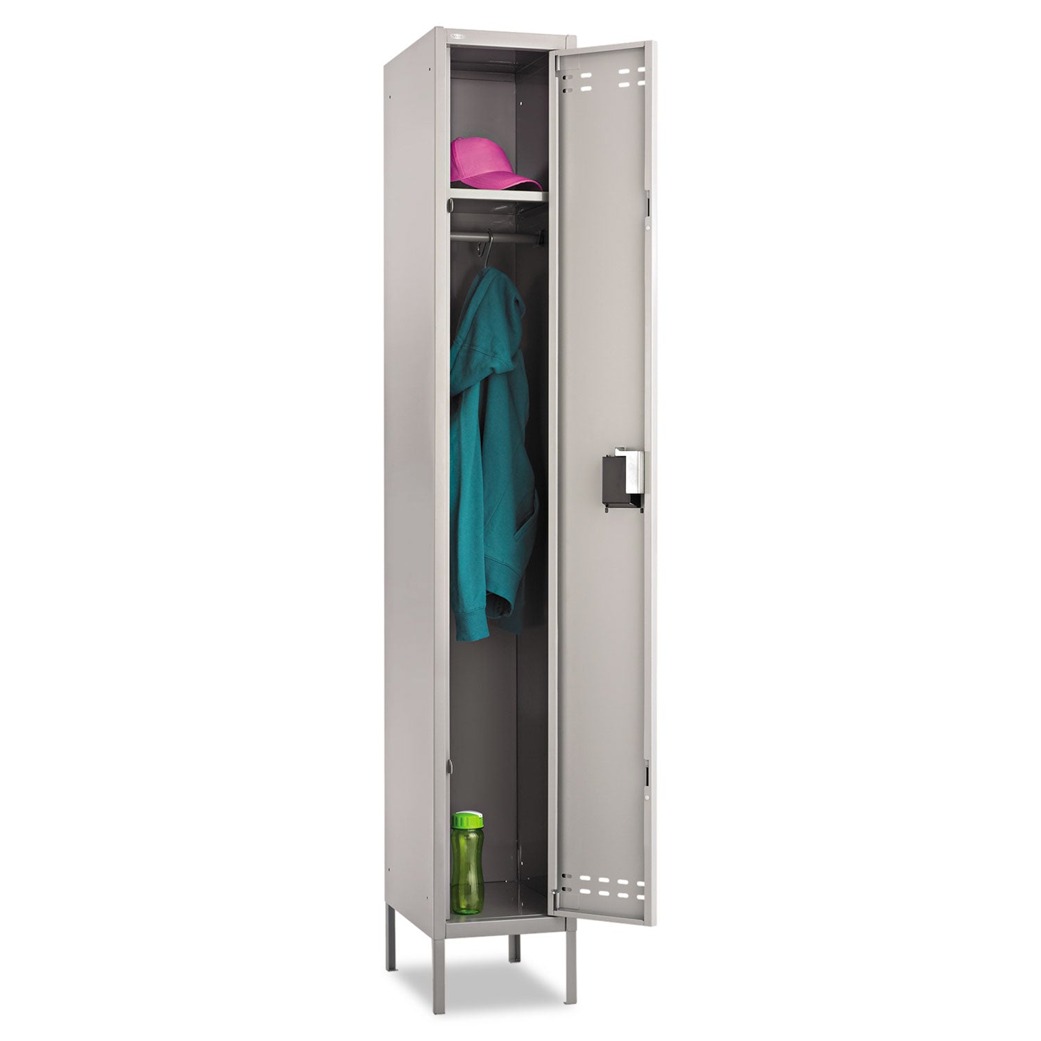 Single-Tier Locker | 12" Wide | Two-Tone Gray