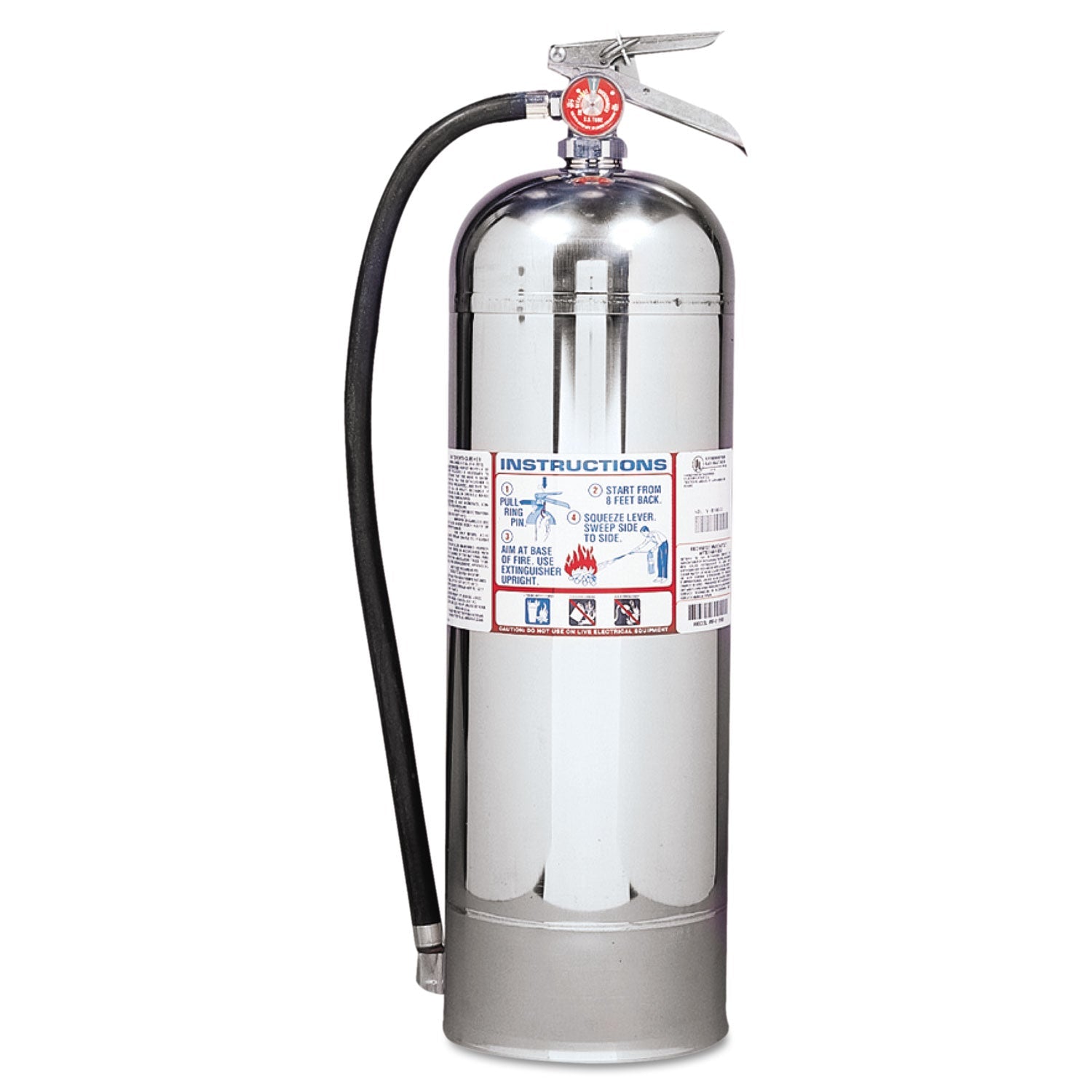 H2O Fire Extinguisher | Class A, 2.5 gal