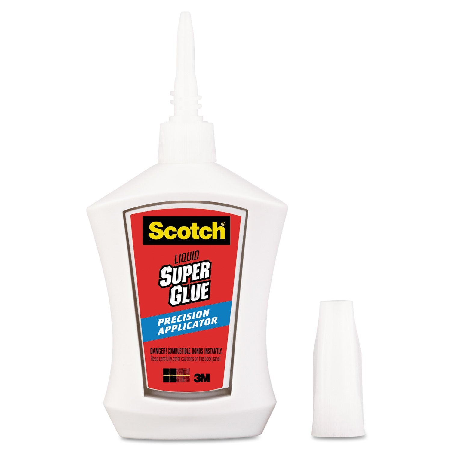 Scotch® Super Glue With Precision Applicator, 0.14 Oz, Dries Clear