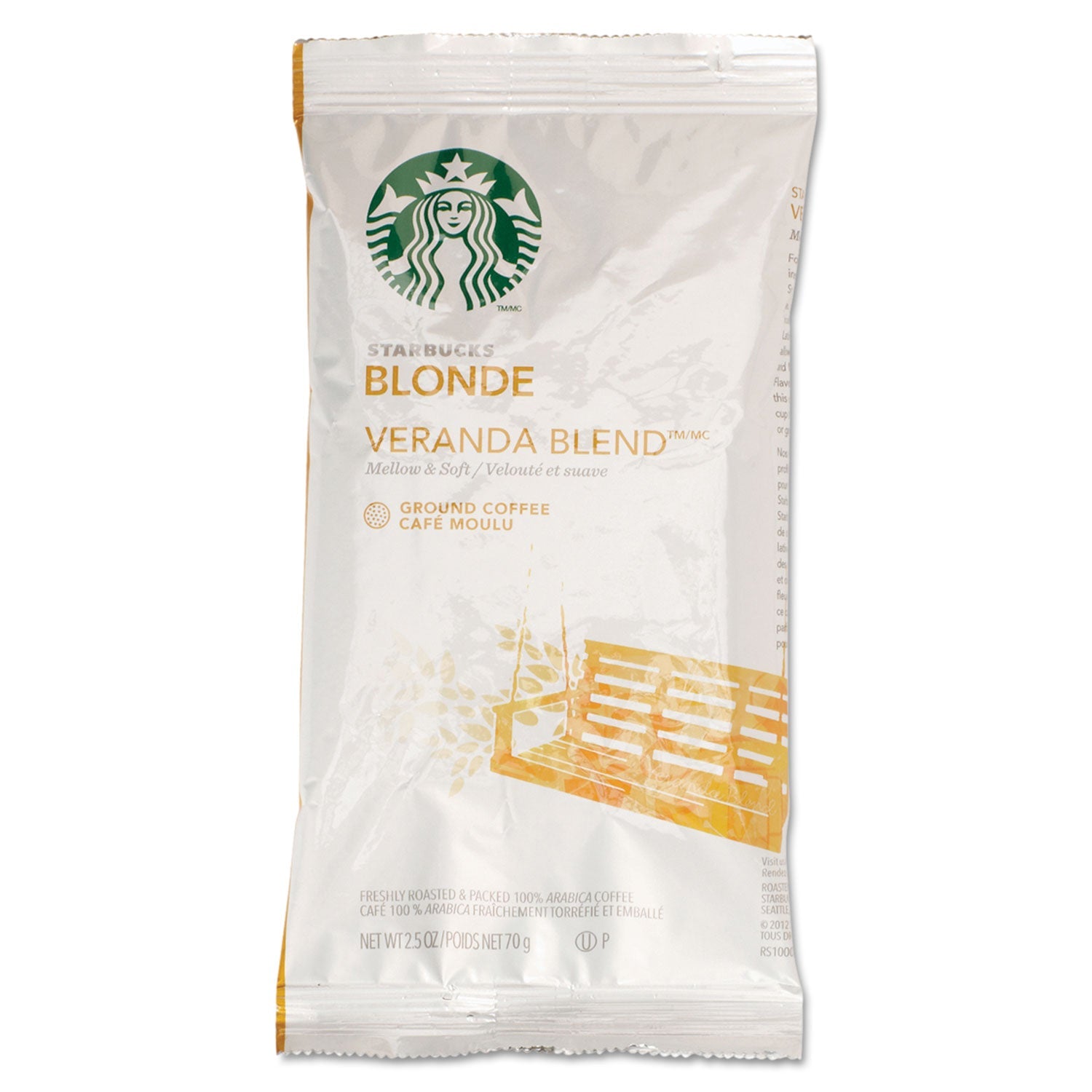 Starbucks® Coffee, Veranda Blend, 2.5oz, 18/box