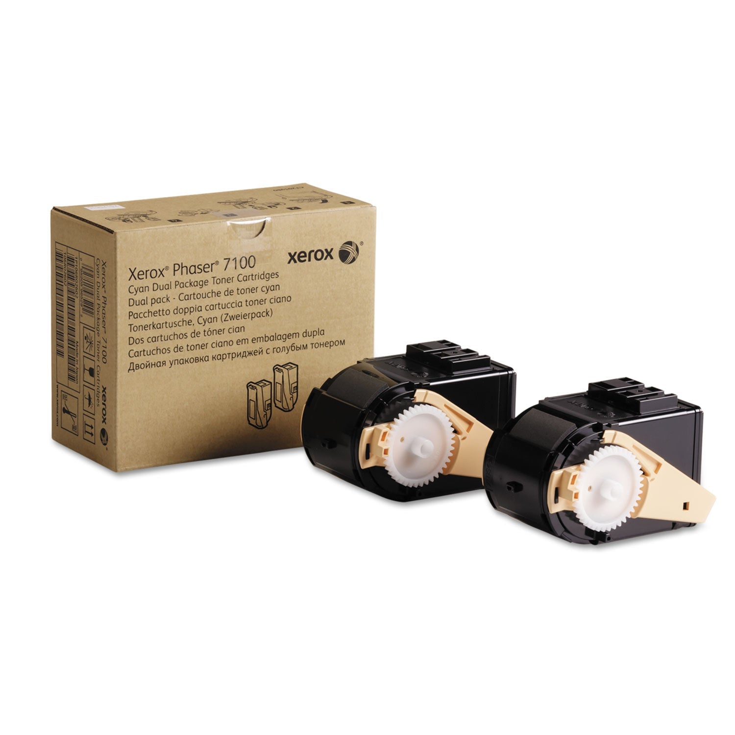 Toner | 9,000 Pages | Cyan | 2-Pack | Xerox®
