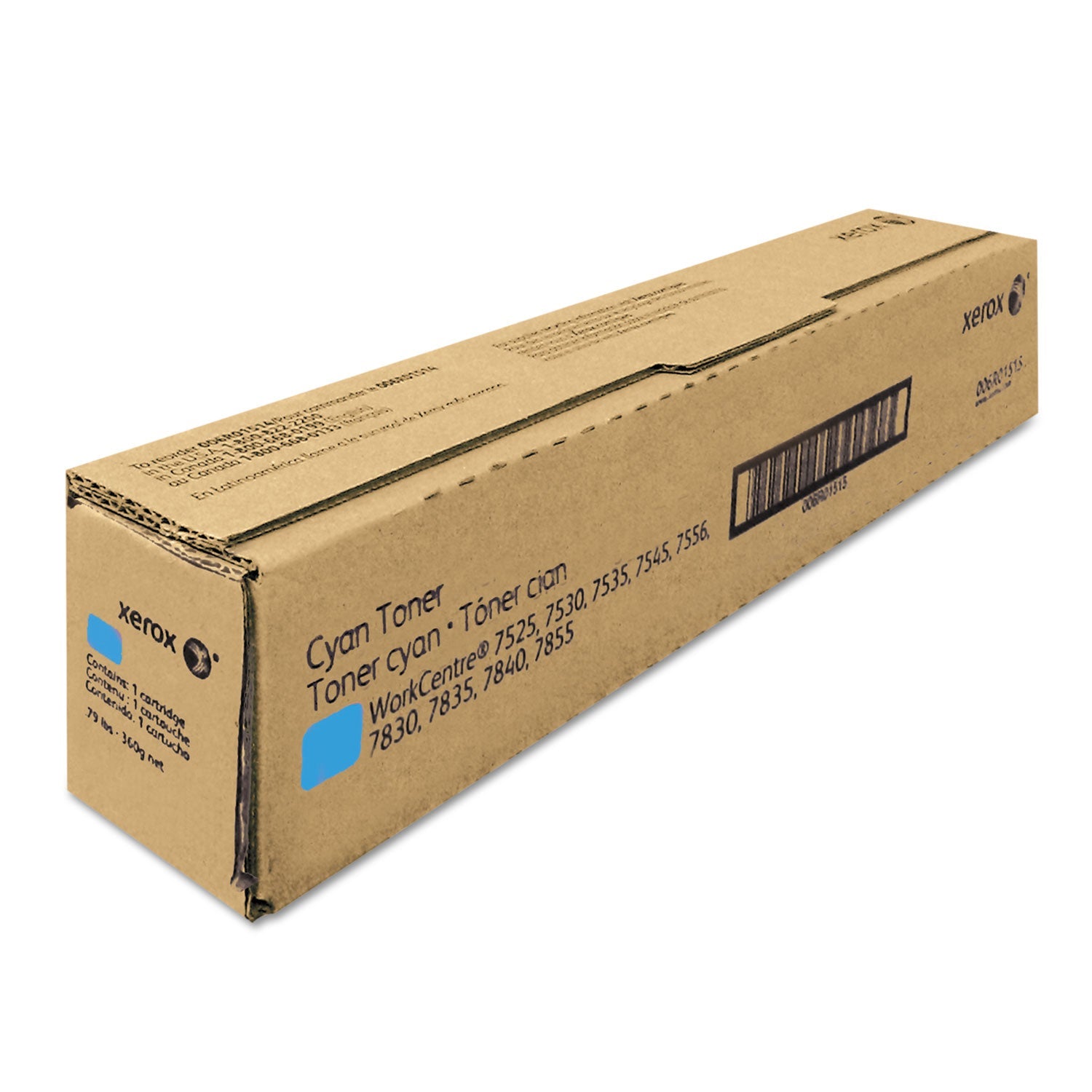 Toner | 15,000 Pages | Cyan | Xerox® 006r01516