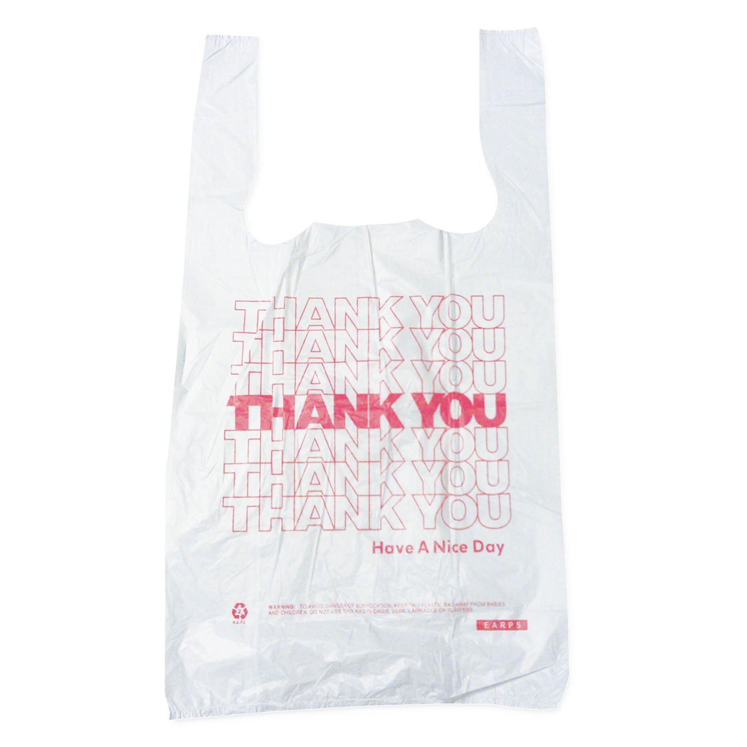 Plastic Thank-You T-Sack | 2,000/Carton