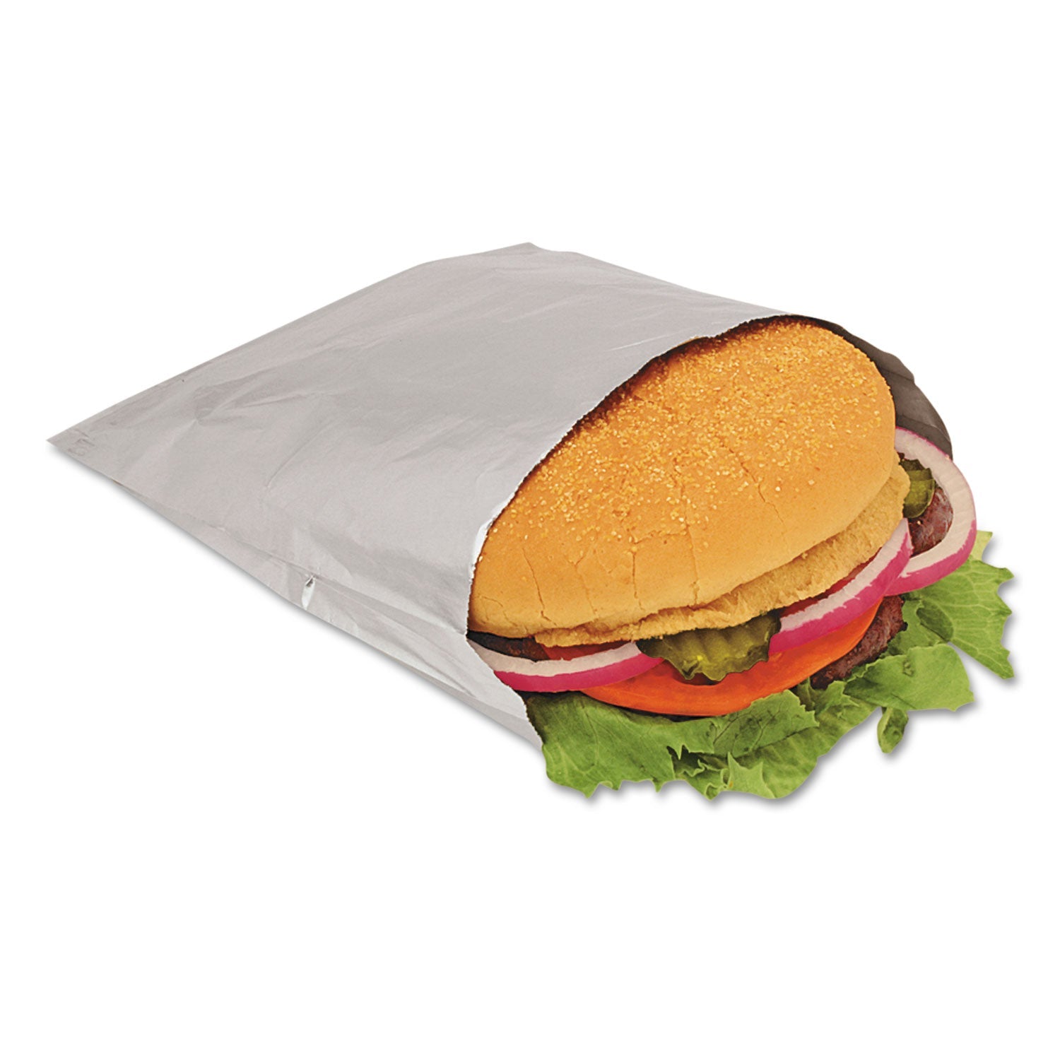Foil Single-Serve Bags | Burger, 1,000/Carton