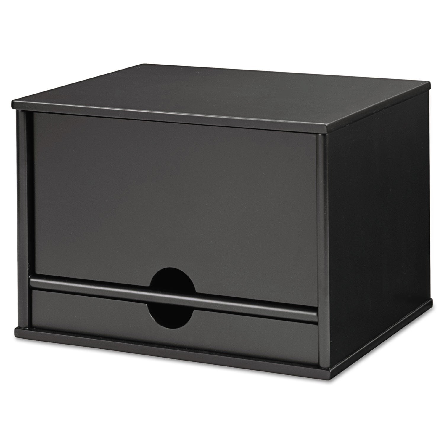 Midnight Black Collection Desktop Organizer | Black