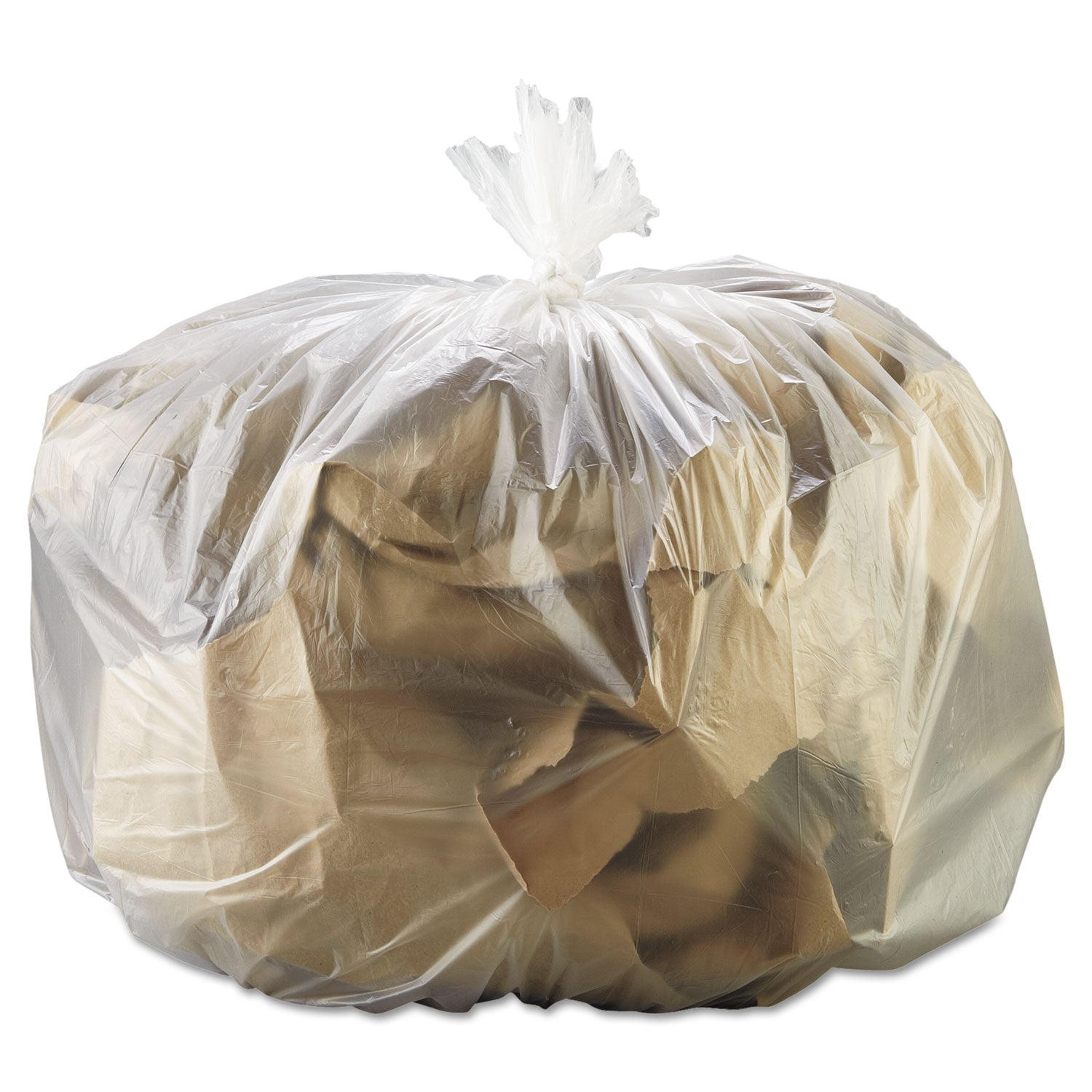 High-Density Can Liners | 33 gal Natural | 250/Ctn