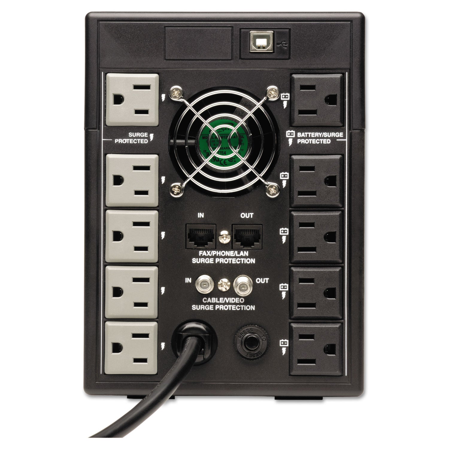 Tripp Lite by Eaton SmartPro LCD Line-Interactive UPS AVR Tower, 10 Outlets, 1,500 VA, 650 J