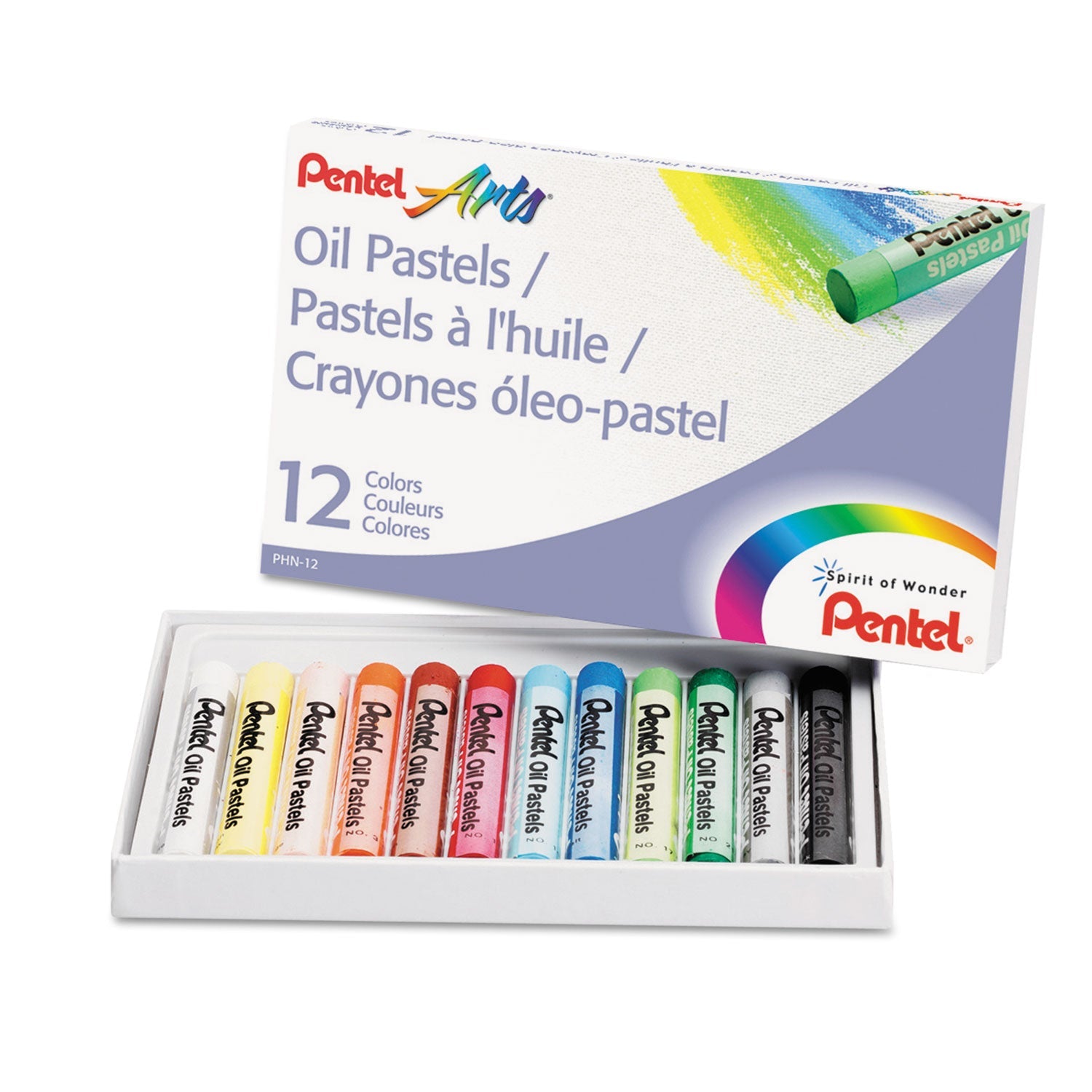Oil Pastel Set With Carrying Case | 12 Colors