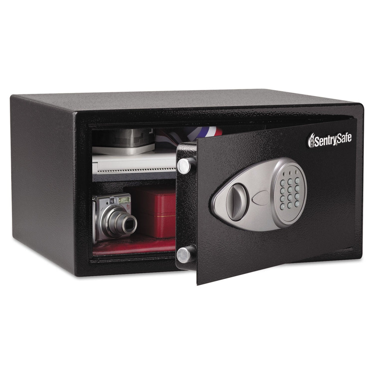 Sentry® Safe Electronic Lock Security Safe, 1 Cu Ft, 16.94w X 14.56d X 8.88h, Black - Bloom Skins