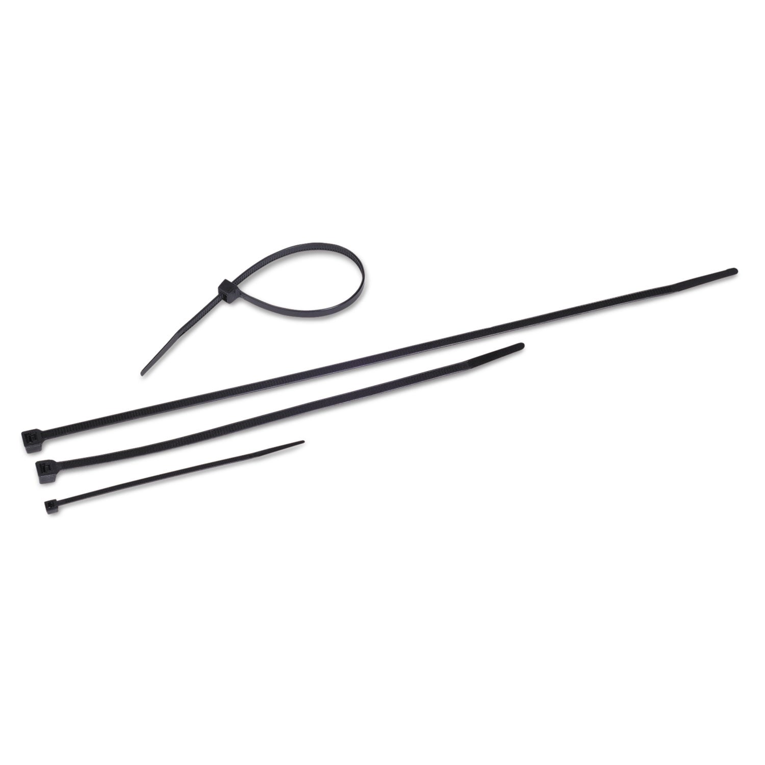 Nylon Cable Ties | 11", 50lb, Black, 500/Pack