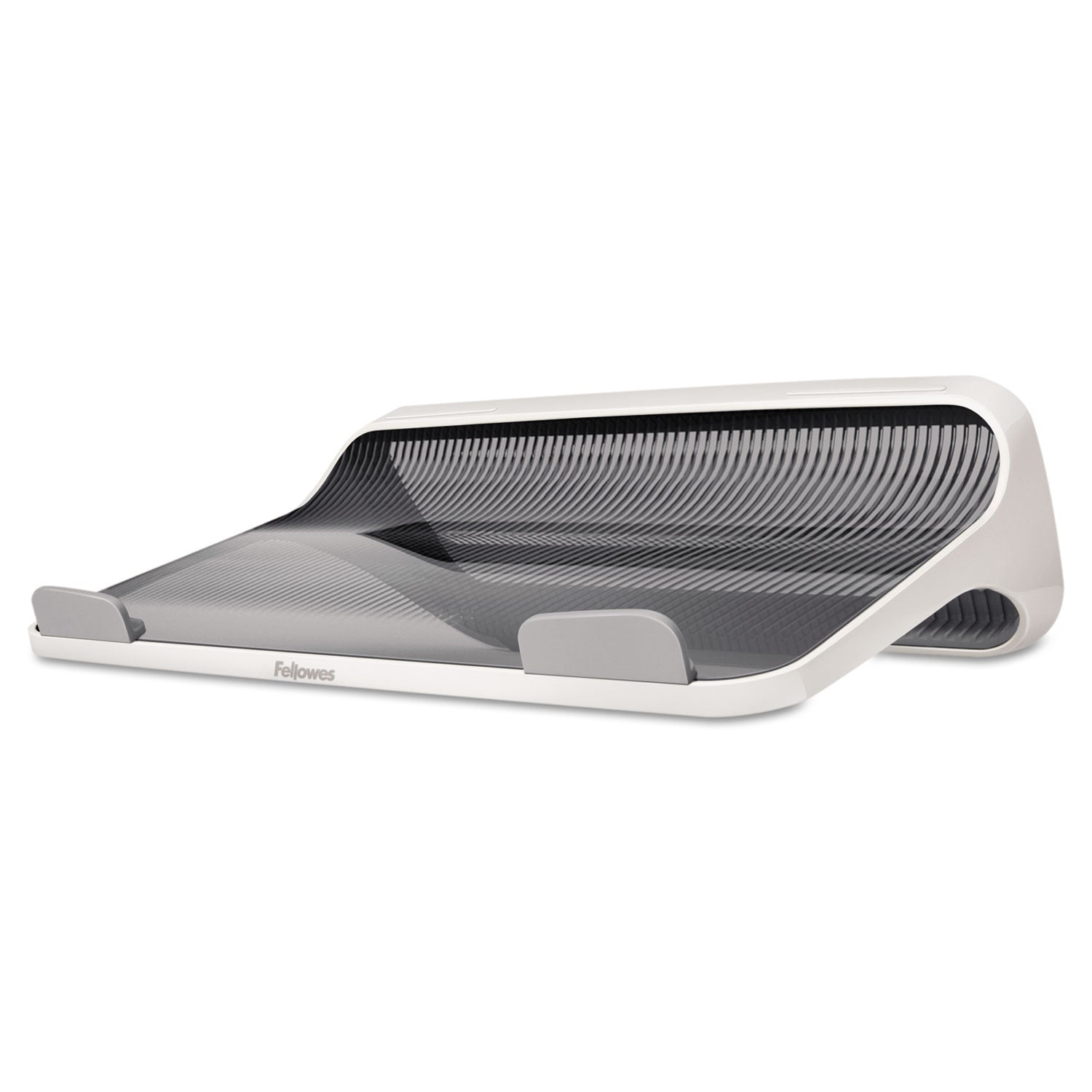 Fellowes® I-Spire Series Laptop Lift, 13.19" X 9.31" X 4.13", White/gray, Supports 10 Lbs