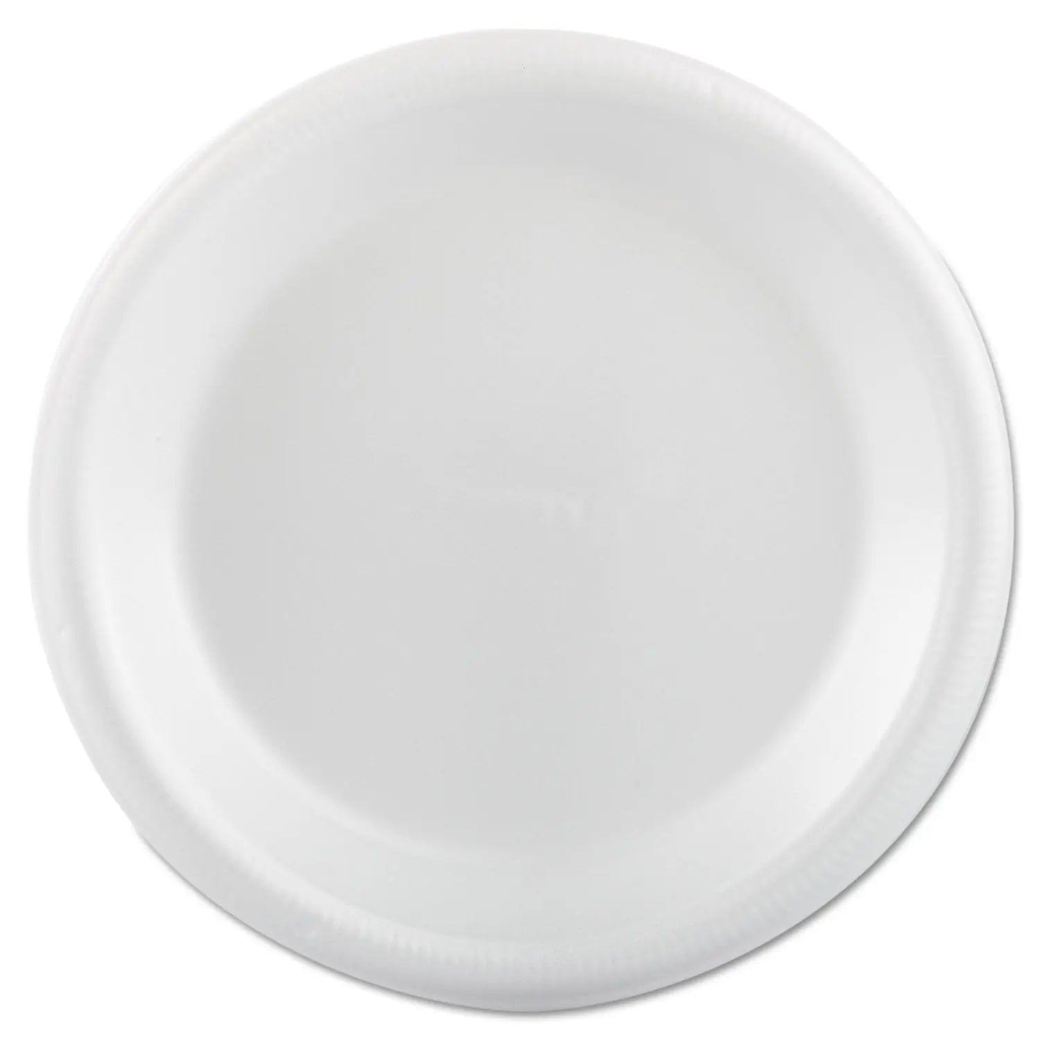 Plastifar Foam Dinnerware, Plate, 9", White, 25/pack, 20 Packs/carton