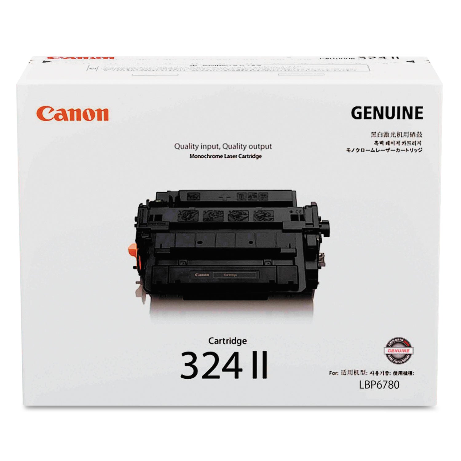 Canon® 3482b003 (324ll) High-Yield Toner, 12,500 Page-Yield, Black