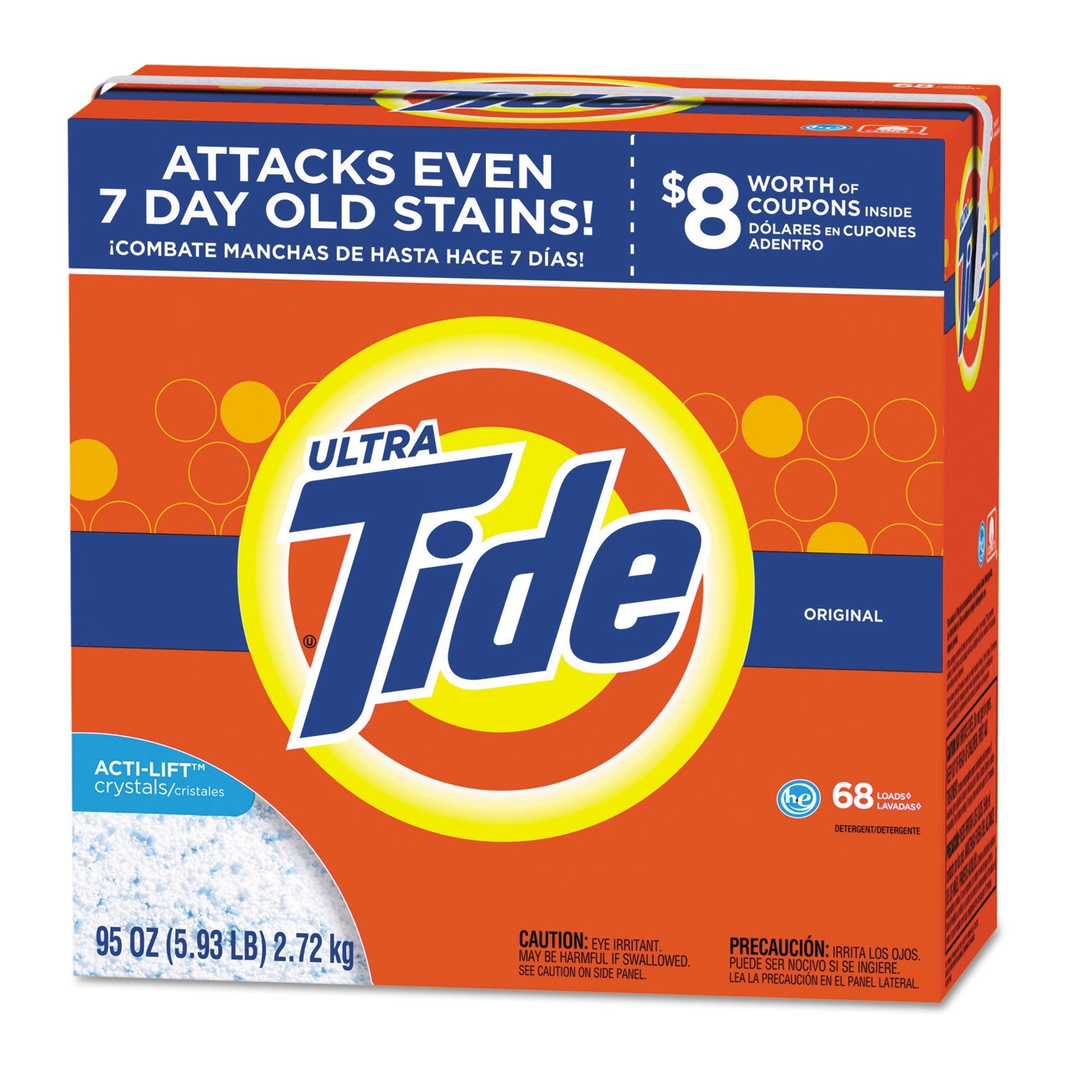 Tide® HE Laundry Detergent, Original Scent, Powder, 95 oz Box, 3/Carton - Bloom Skins