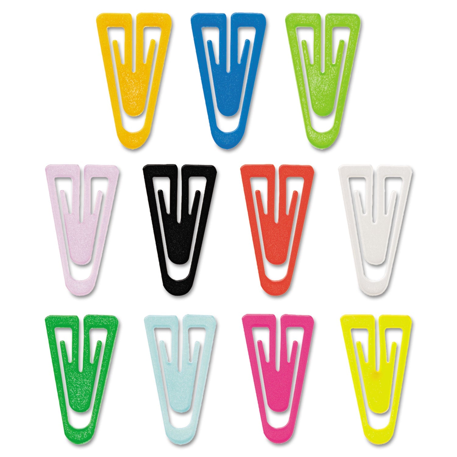 Plastic Paper Clips | Medium | 500-Count Box